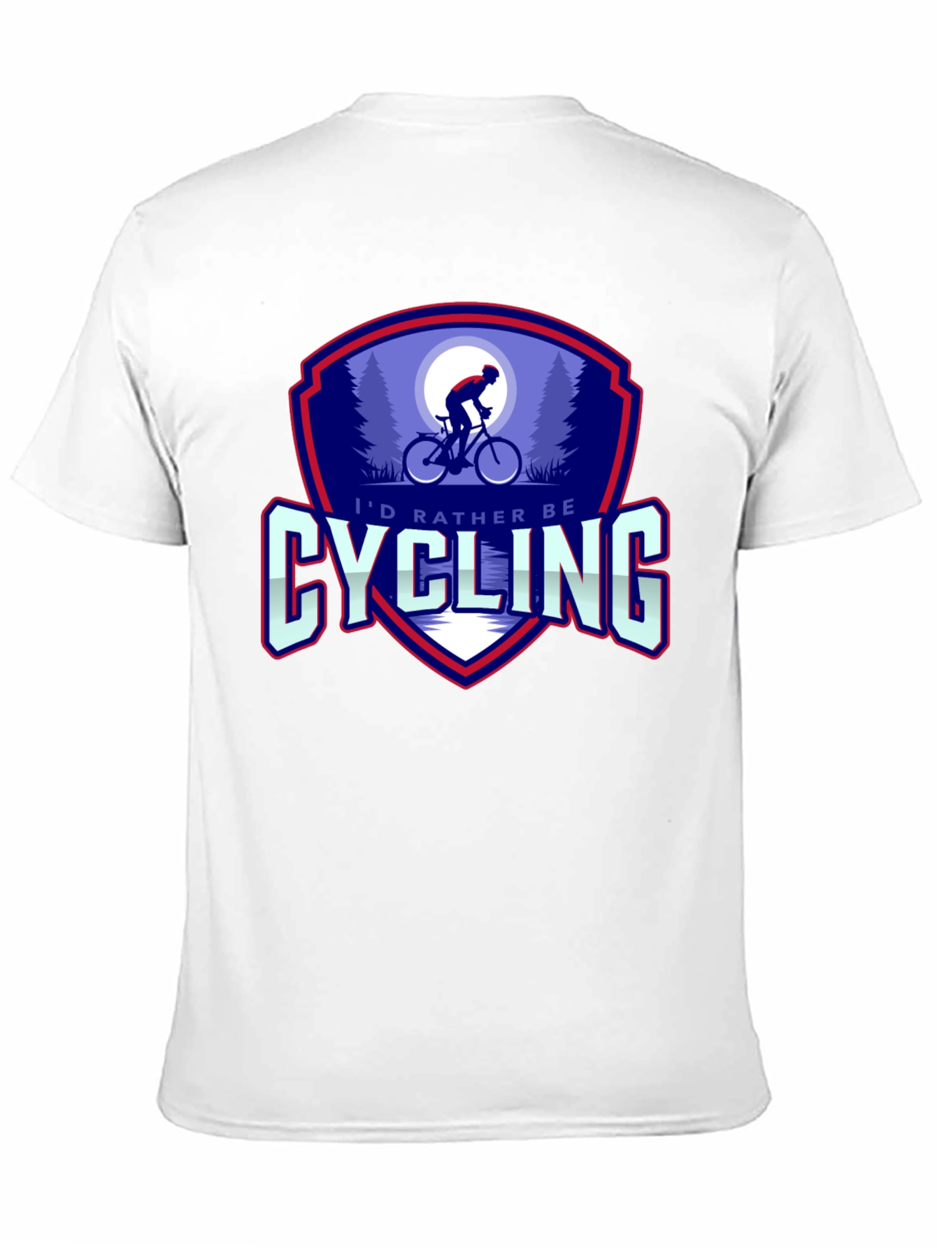 Cycling Graphic Tee - Id Rather Be Cycling