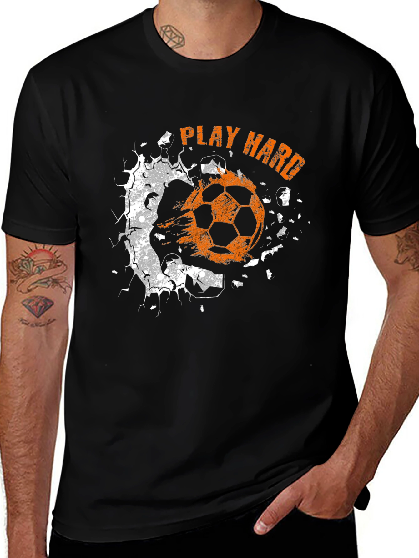 Play Hard Soccer Graphic Tee