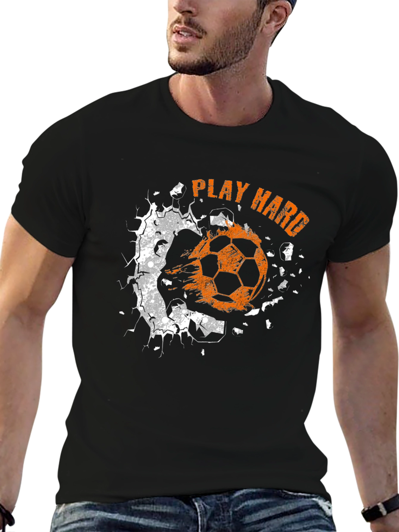 Play Hard Soccer Graphic Tee