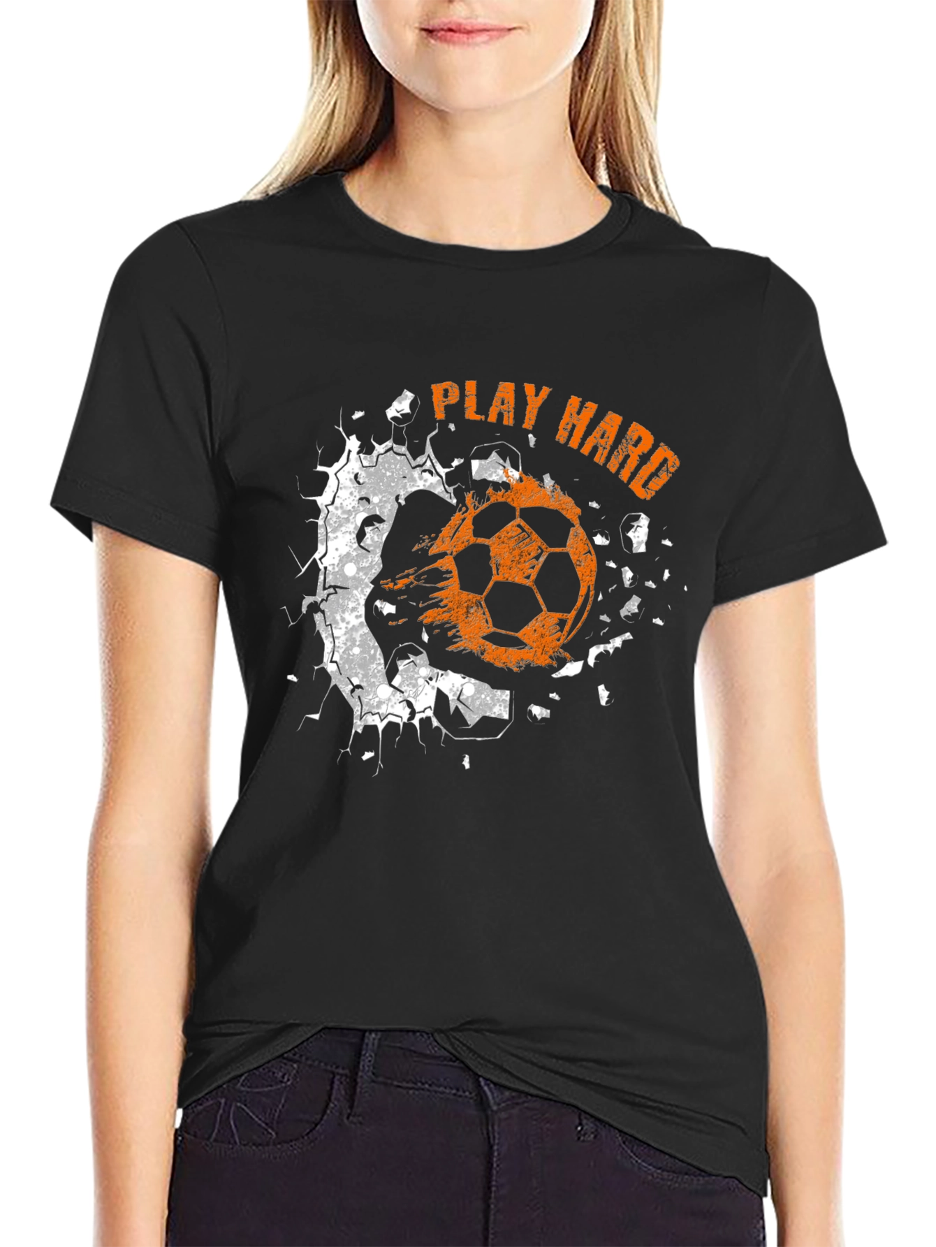 Play Hard Soccer Graphic Tee