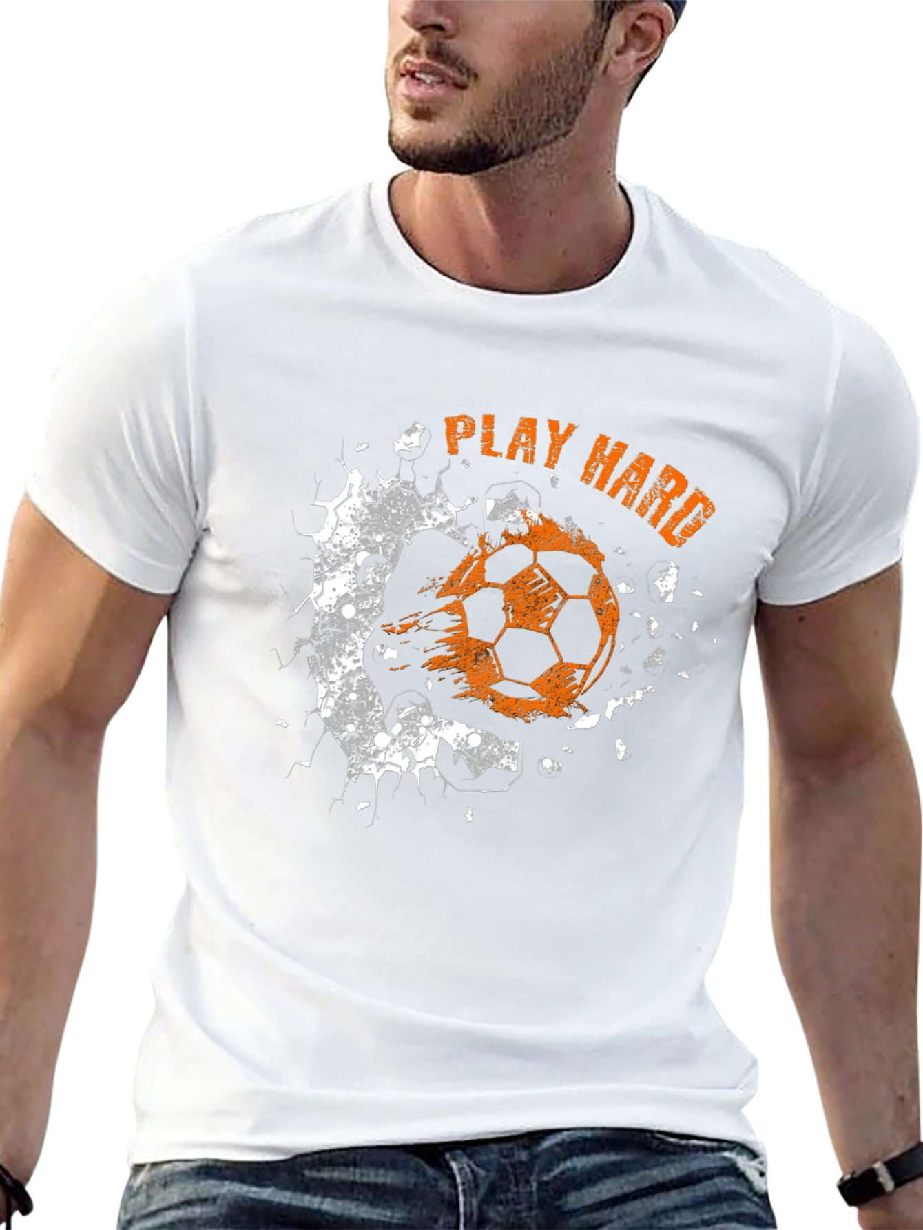 Play Hard Soccer Graphic Tee
