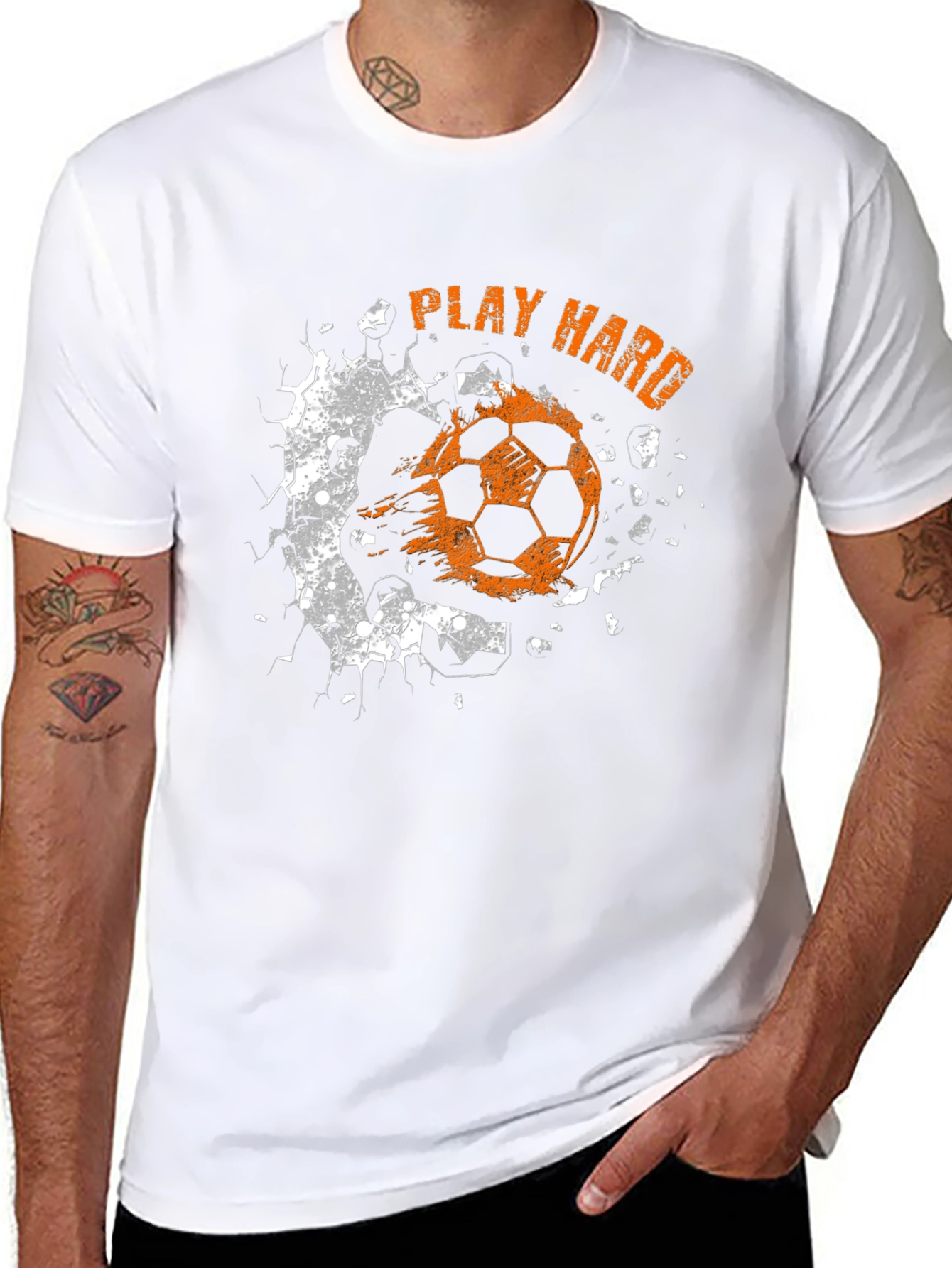 Play Hard Soccer Graphic Tee