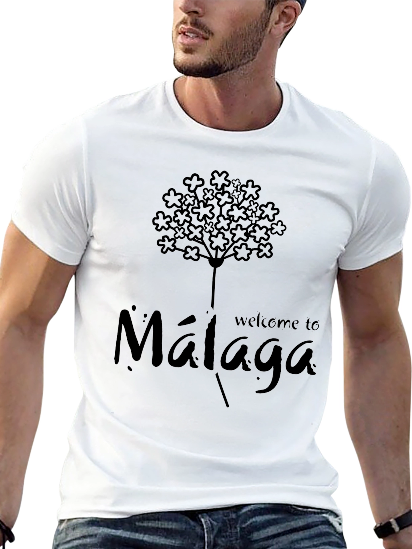 Málaga Welcome T-Shirt - City Souvenir Tee
