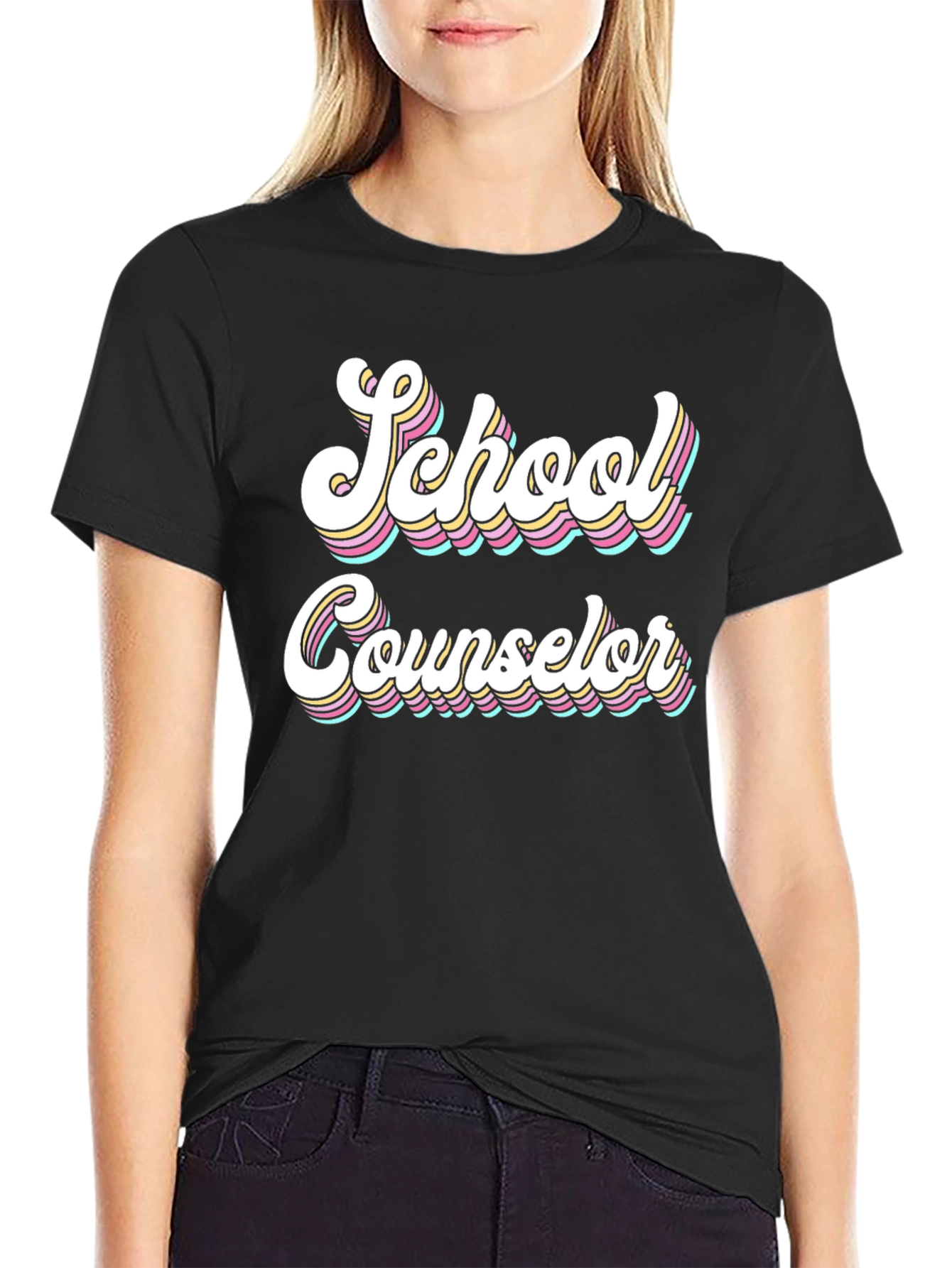 School Counselor Retro T-Shirt