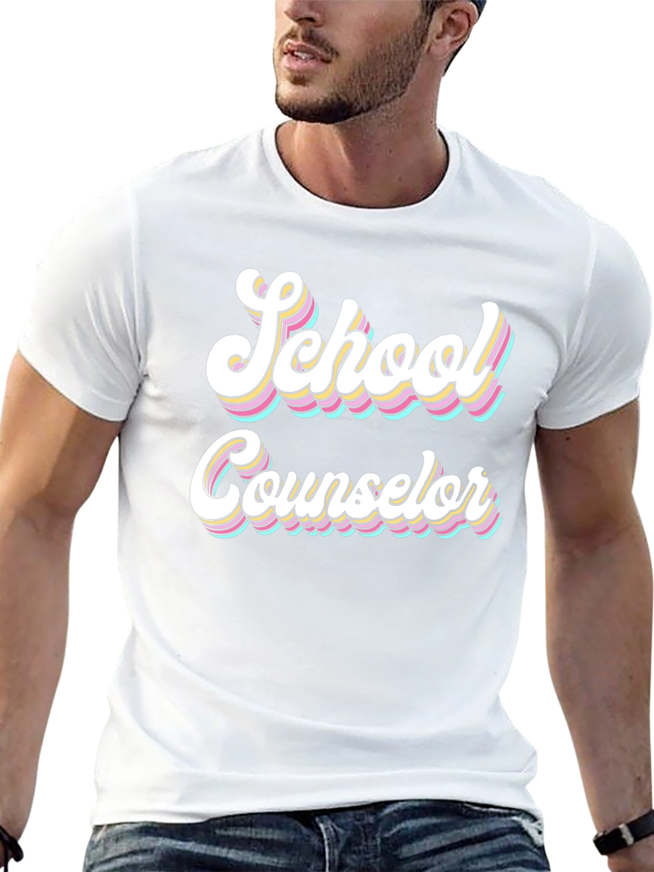School Counselor Retro T-Shirt