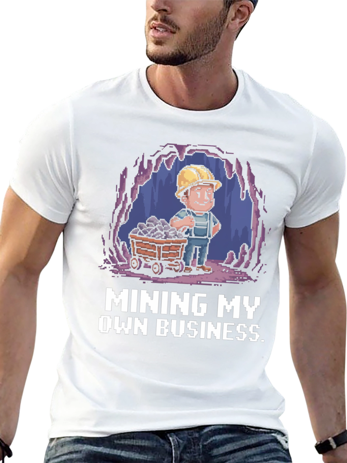 Mining My Own Business T-Shirt - Black Novelty Tee