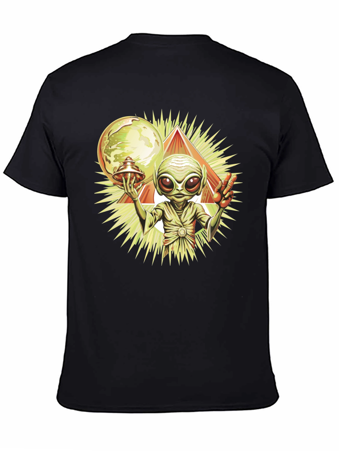 Alien Peace T-Shirt - UFO Graphic Tee