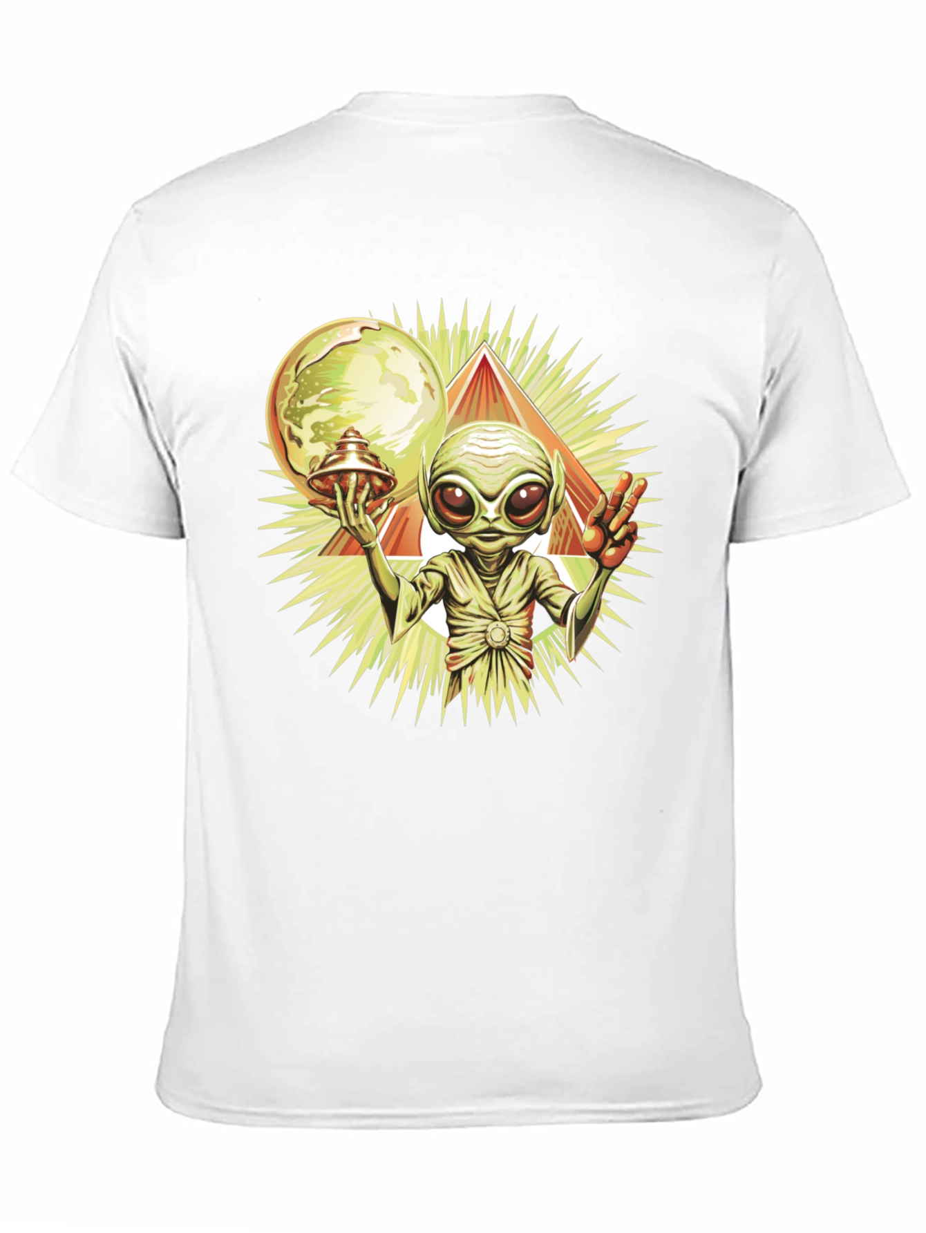 Alien Peace T-Shirt - UFO Graphic Tee