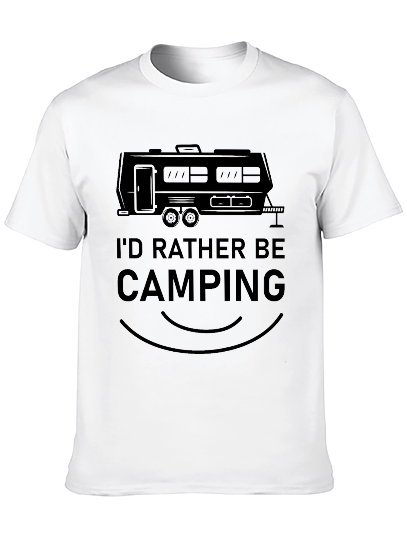 Camping T-Shirt - Id Rather Be Camping