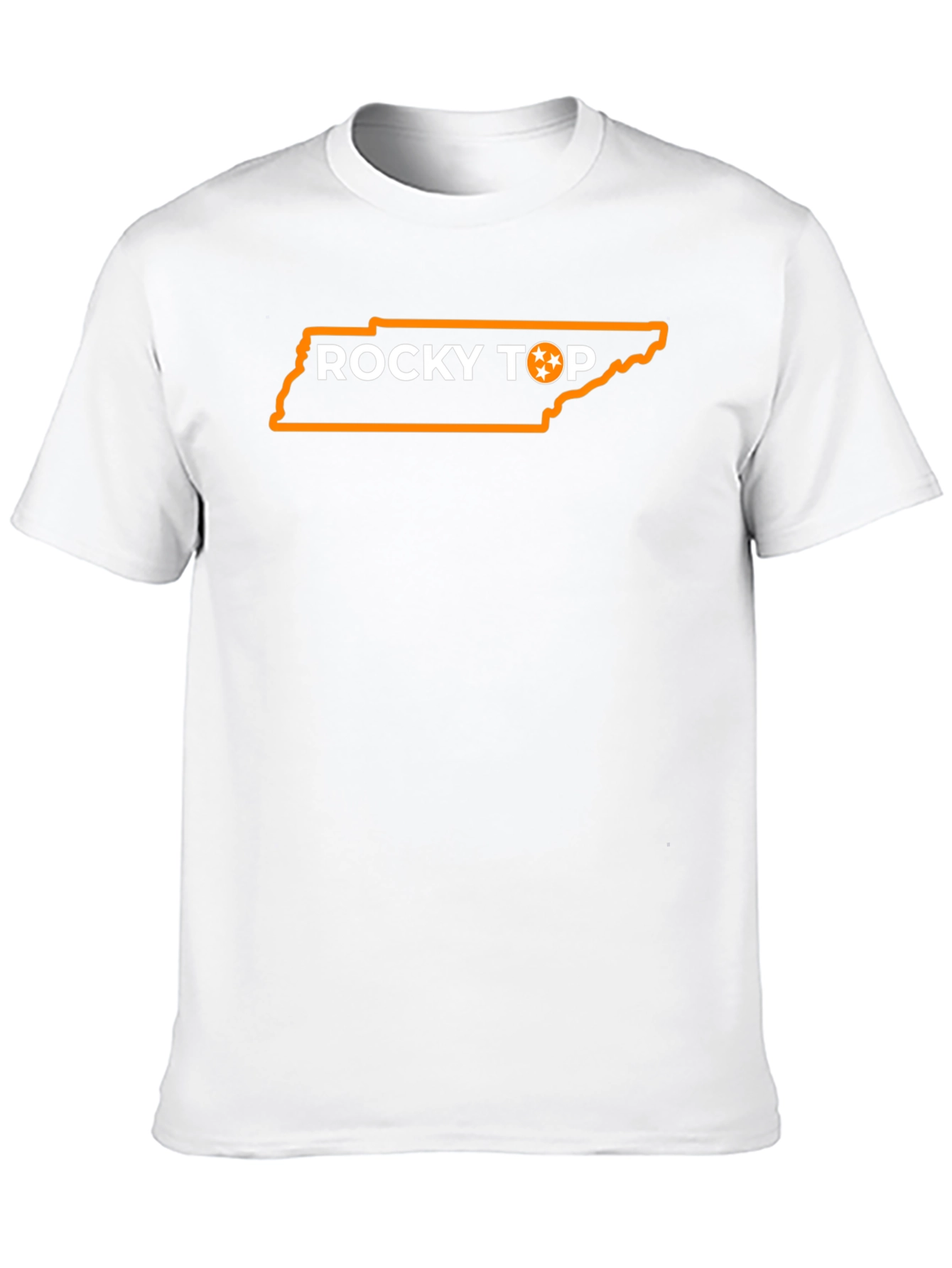 Rocky Top Tennessee State Outline Graphic Tee