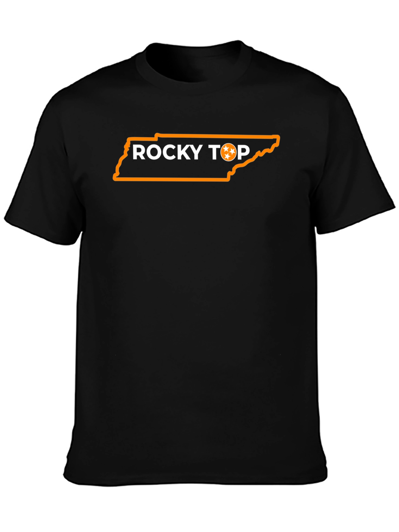 Rocky Top Tennessee State Outline Graphic Tee