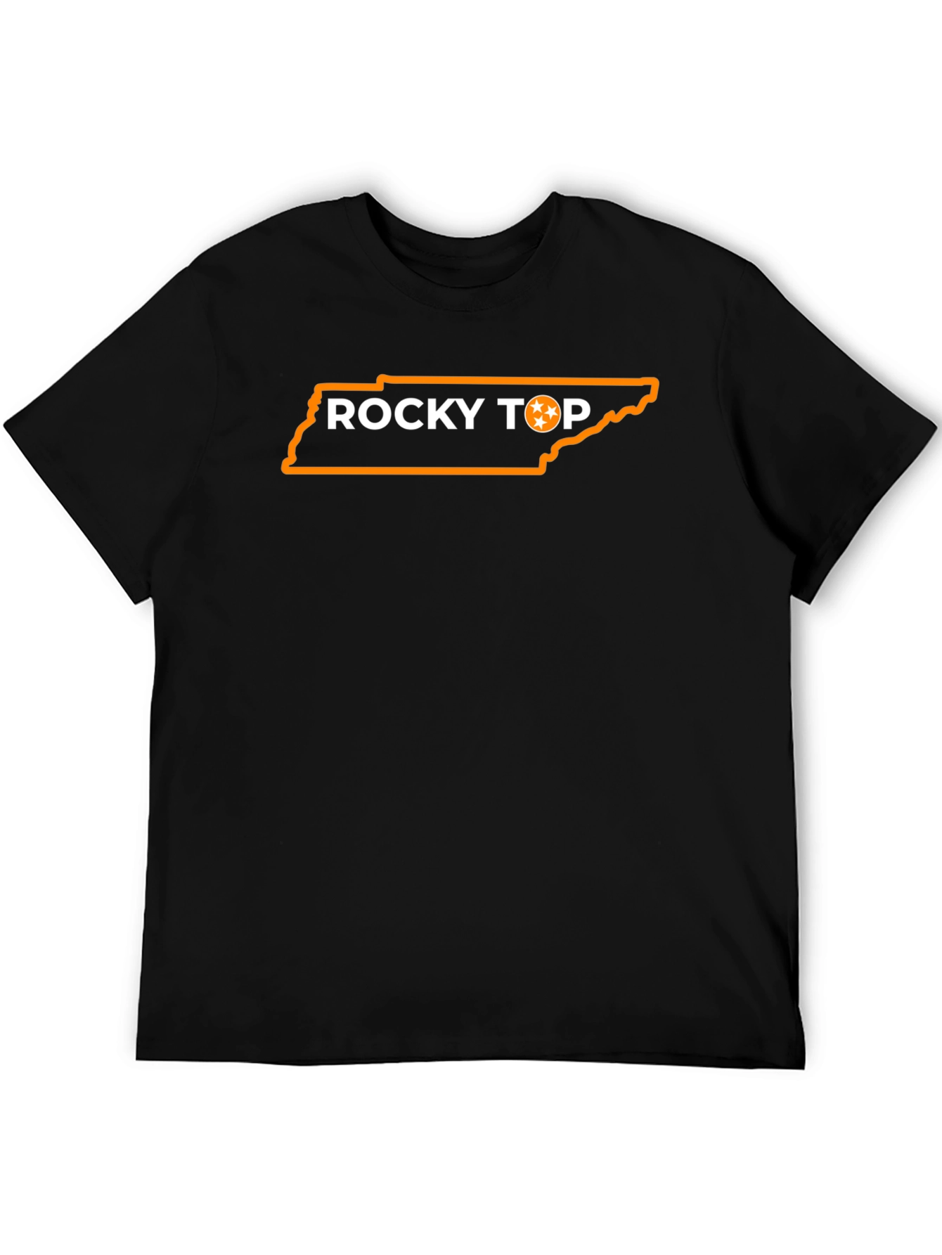Rocky Top Tennessee State Outline Graphic Tee