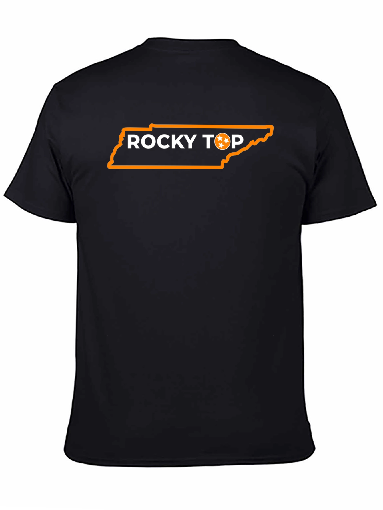 Rocky Top Tennessee State Outline Graphic Tee