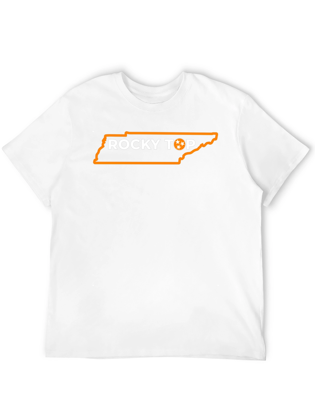Rocky Top Tennessee State Outline Graphic Tee