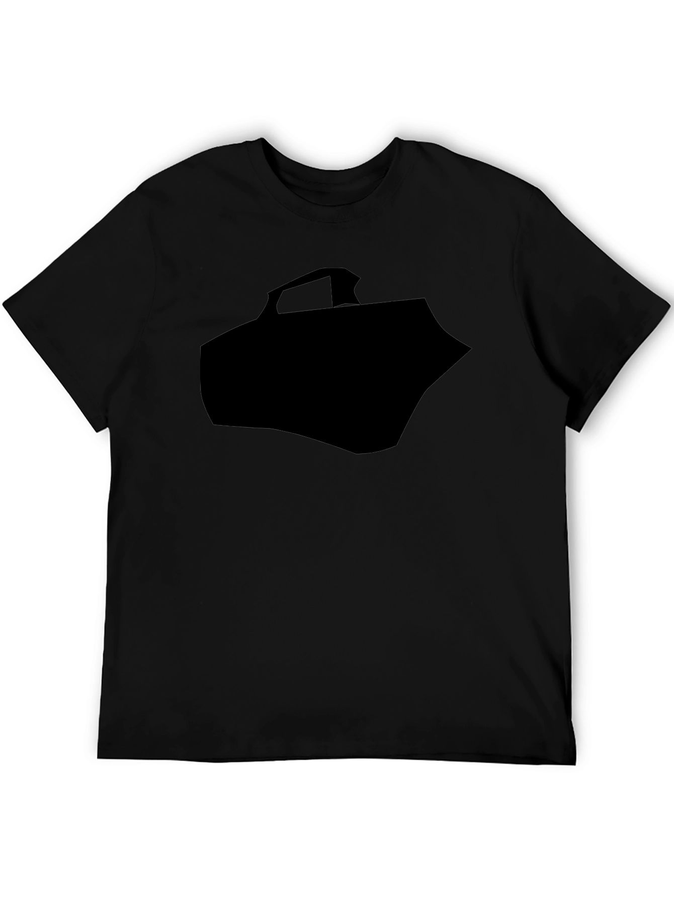 Modern Black Graphic Tee