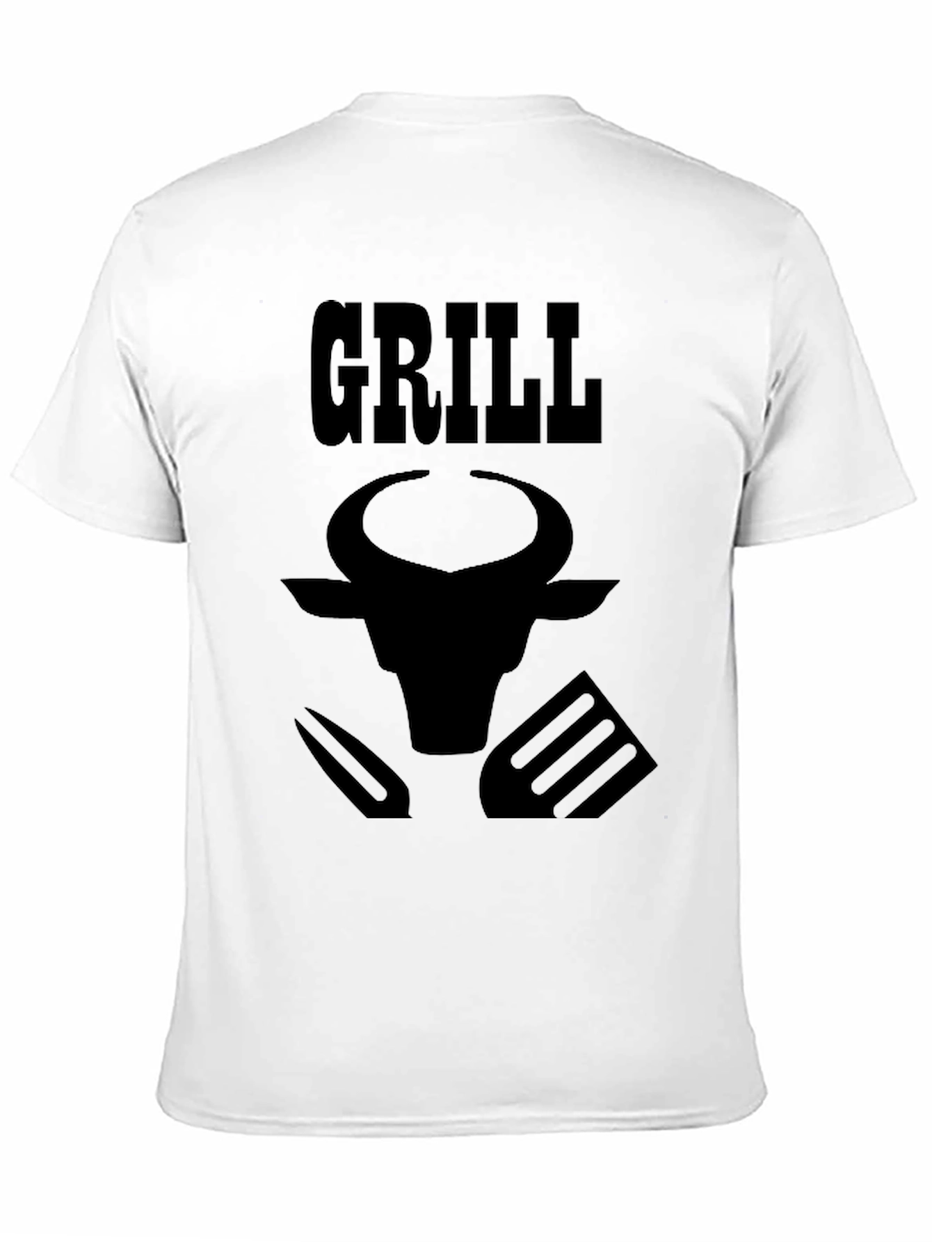 Grill Master Tee - Bull Design BBQ T-Shirt