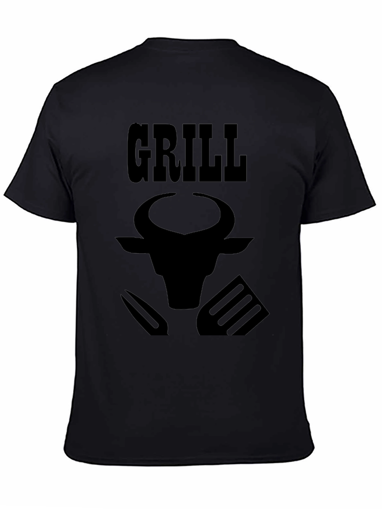 Grill Master Tee - Bull Design BBQ T-Shirt