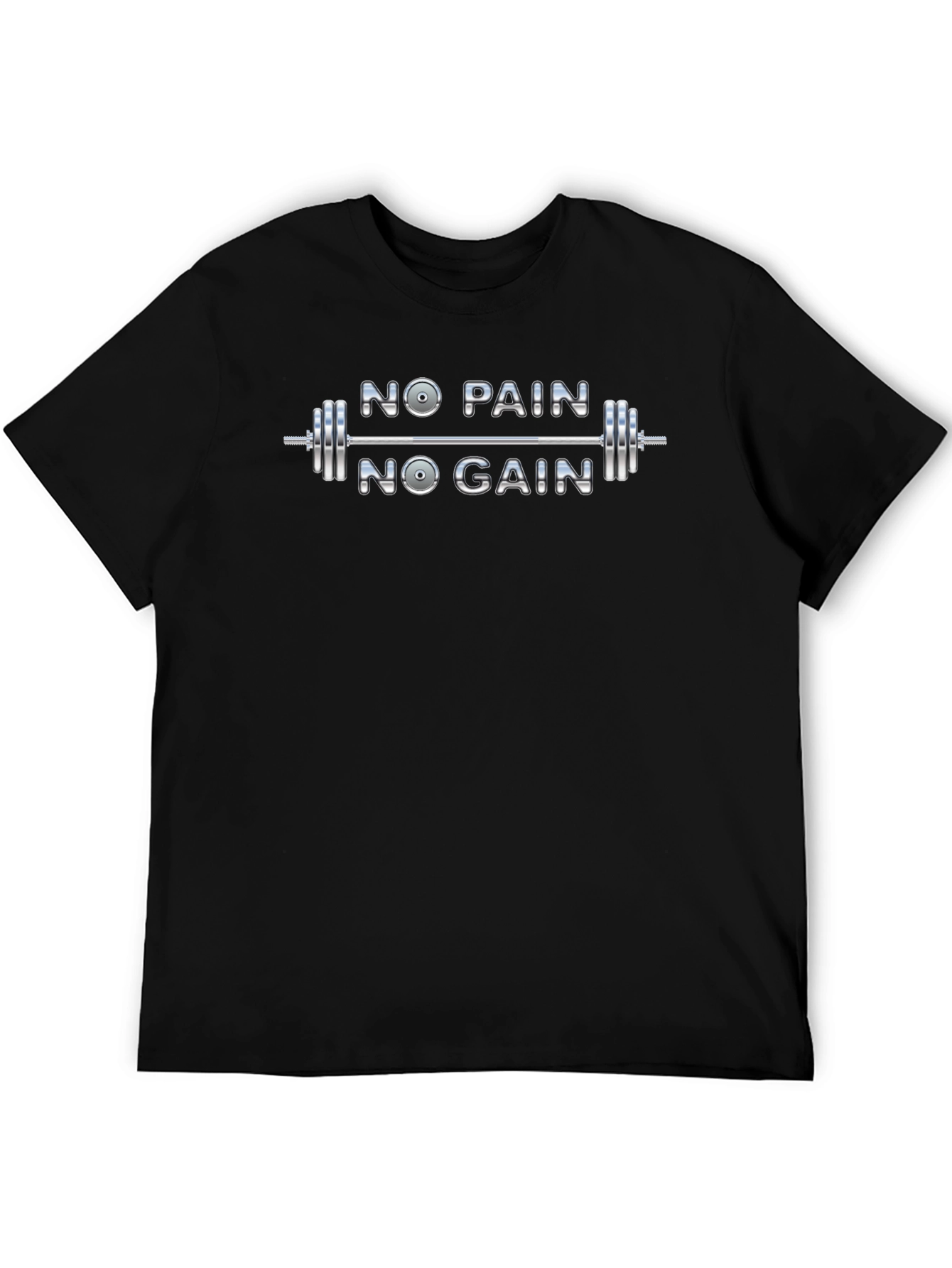 No Pain No Gain Gym Workout T-Shirt