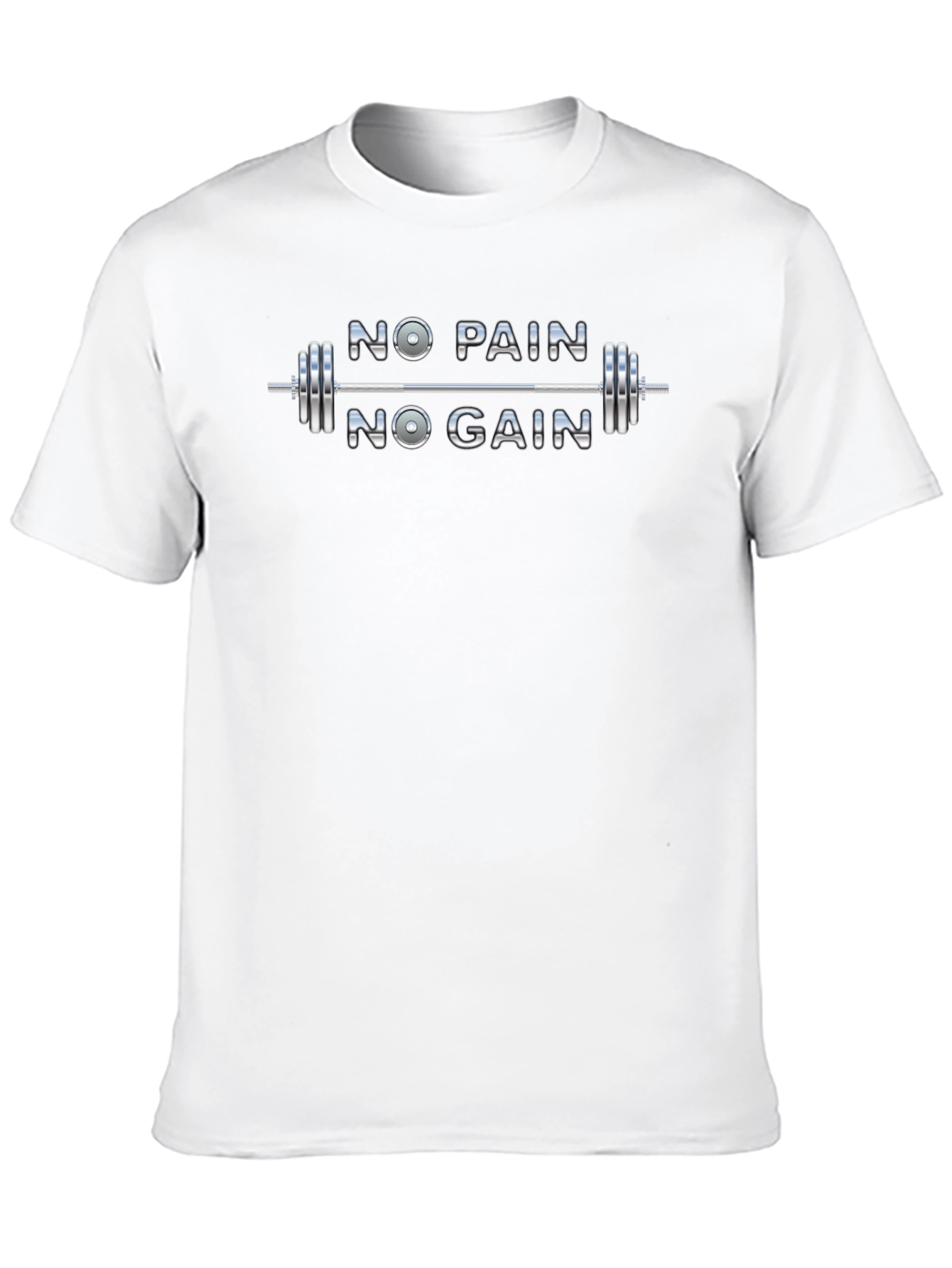 No Pain No Gain Gym Workout T-Shirt