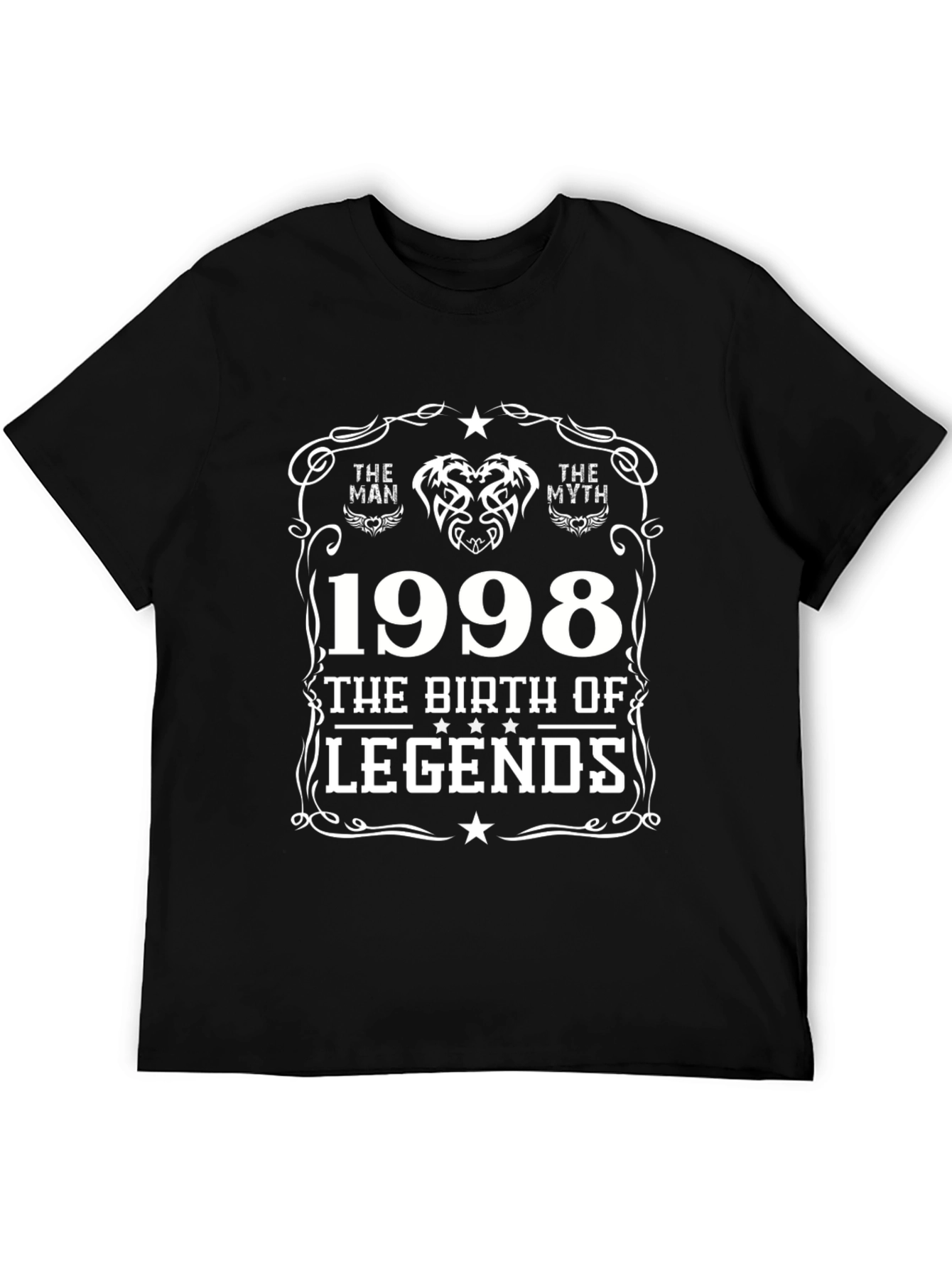 1998 The Birth of Legends Black T-Shirt