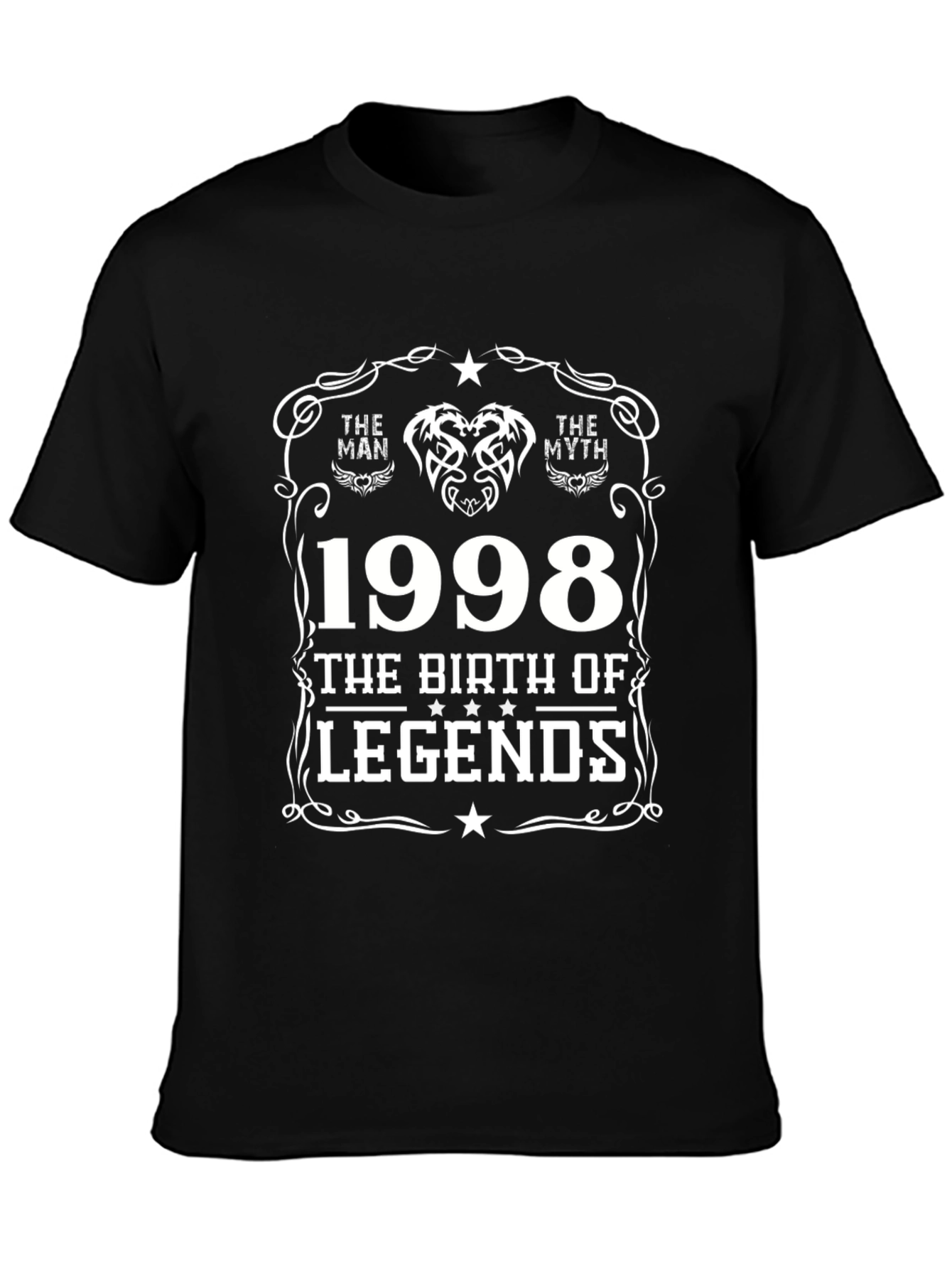 1998 The Birth of Legends Black T-Shirt