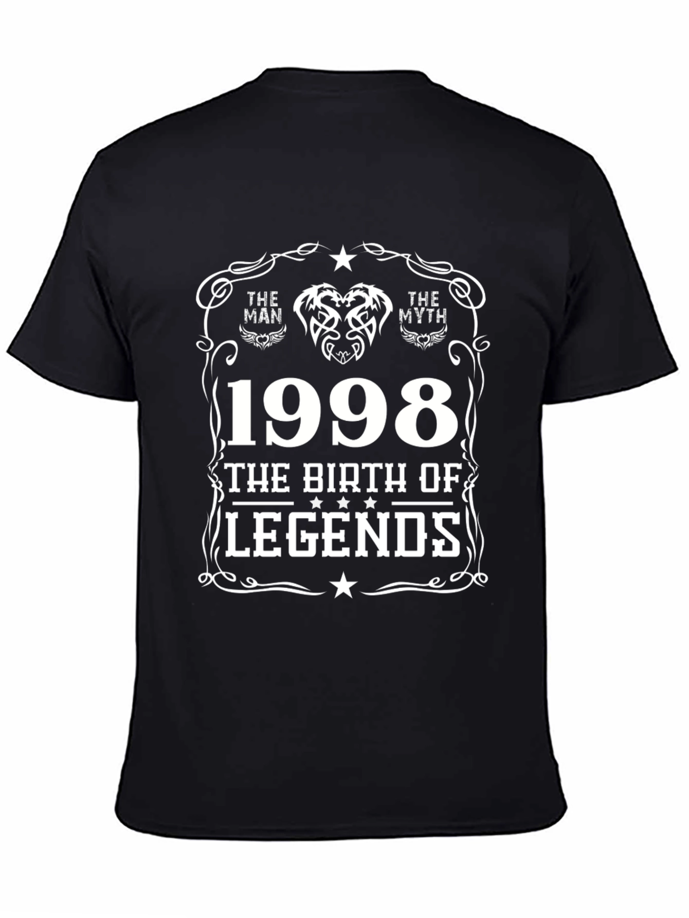 1998 The Birth of Legends Black T-Shirt