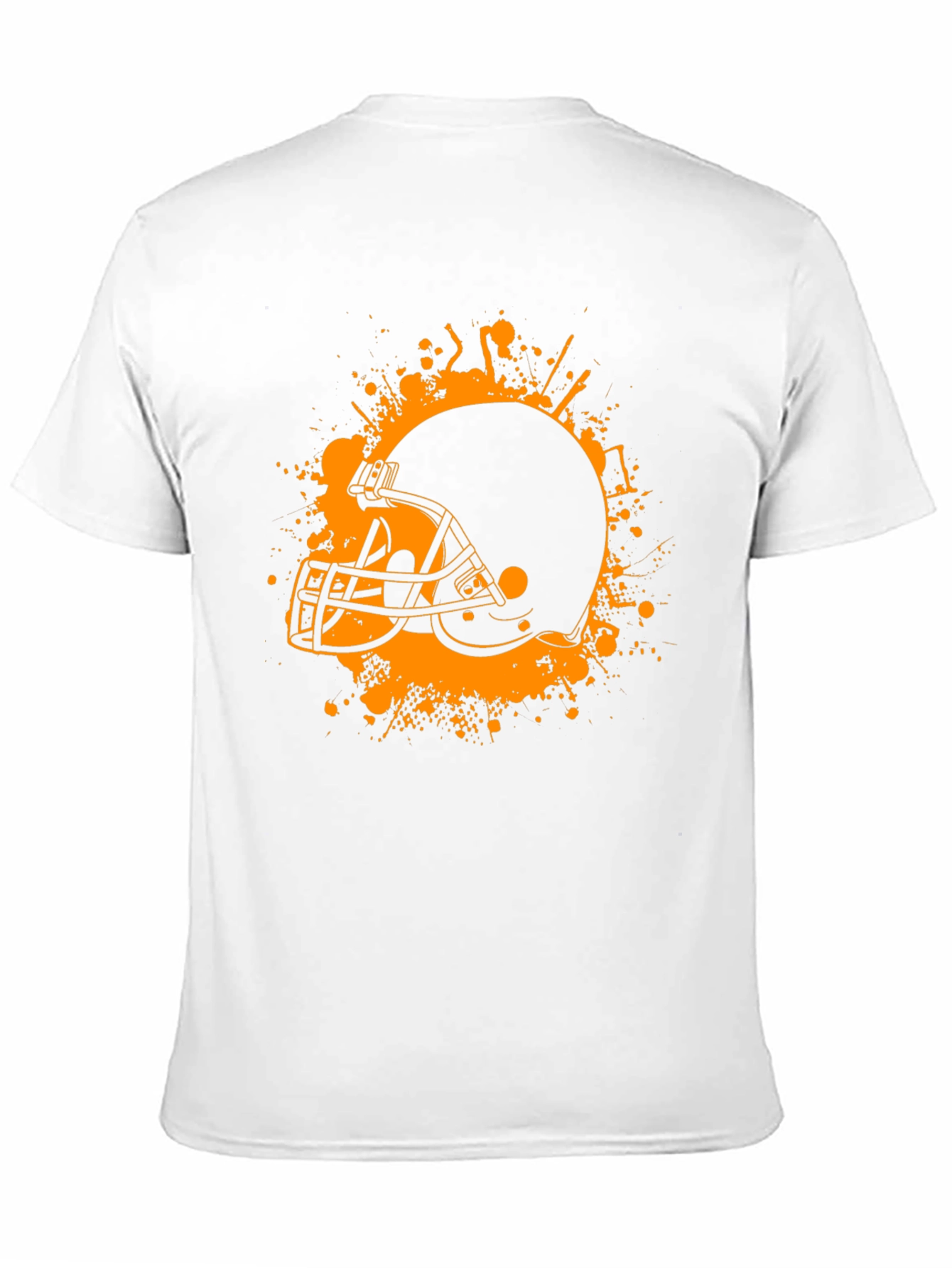 Football Helmet Graphic Tee - Sport Fan Apparel