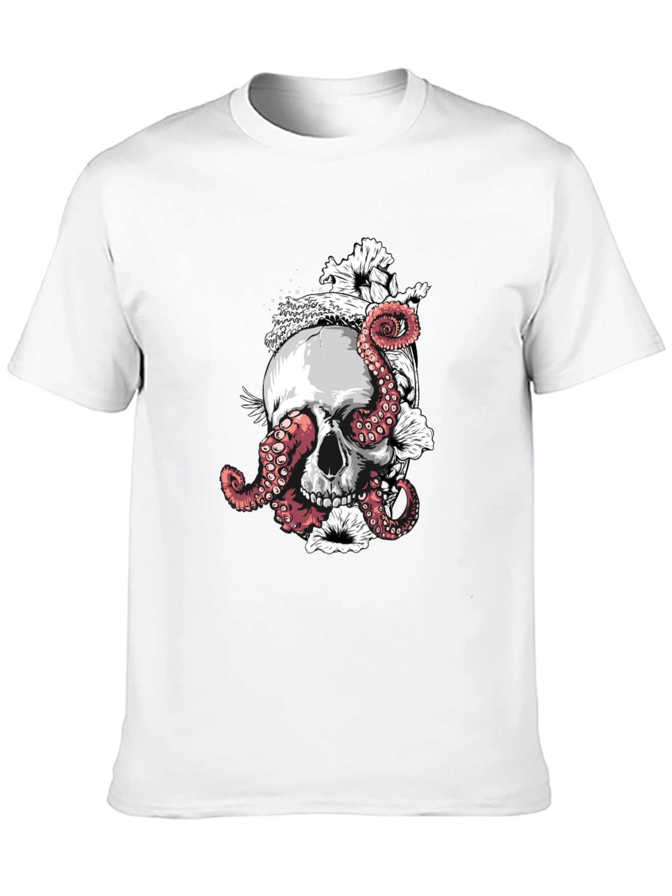Skull & Octopus Black T-Shirt