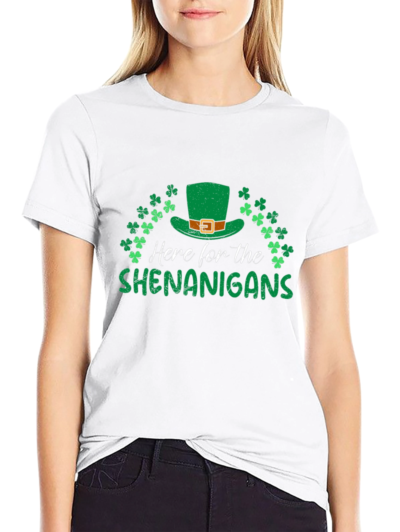 St Patricks Day Here For Shenanigans T-Shirt