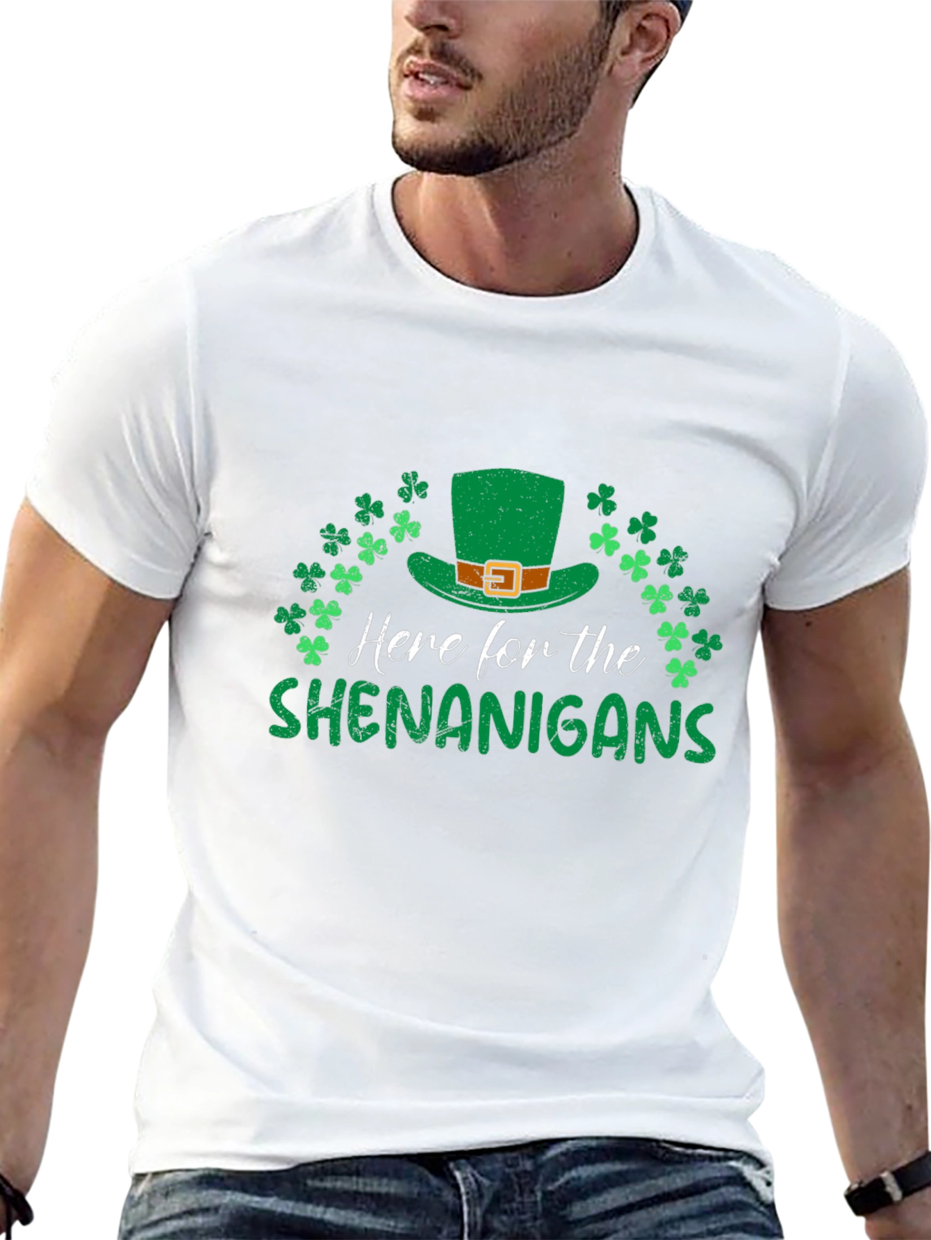 St Patricks Day Here For Shenanigans T-Shirt