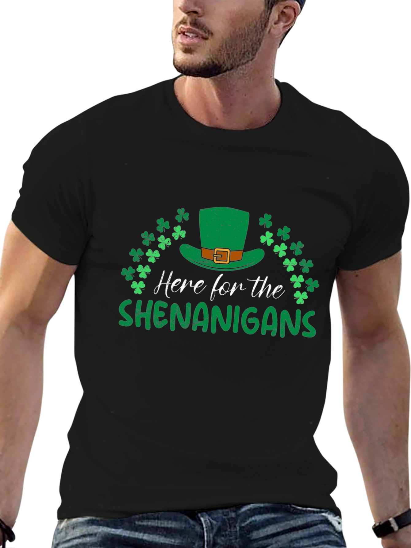 St Patricks Day Here For Shenanigans T-Shirt