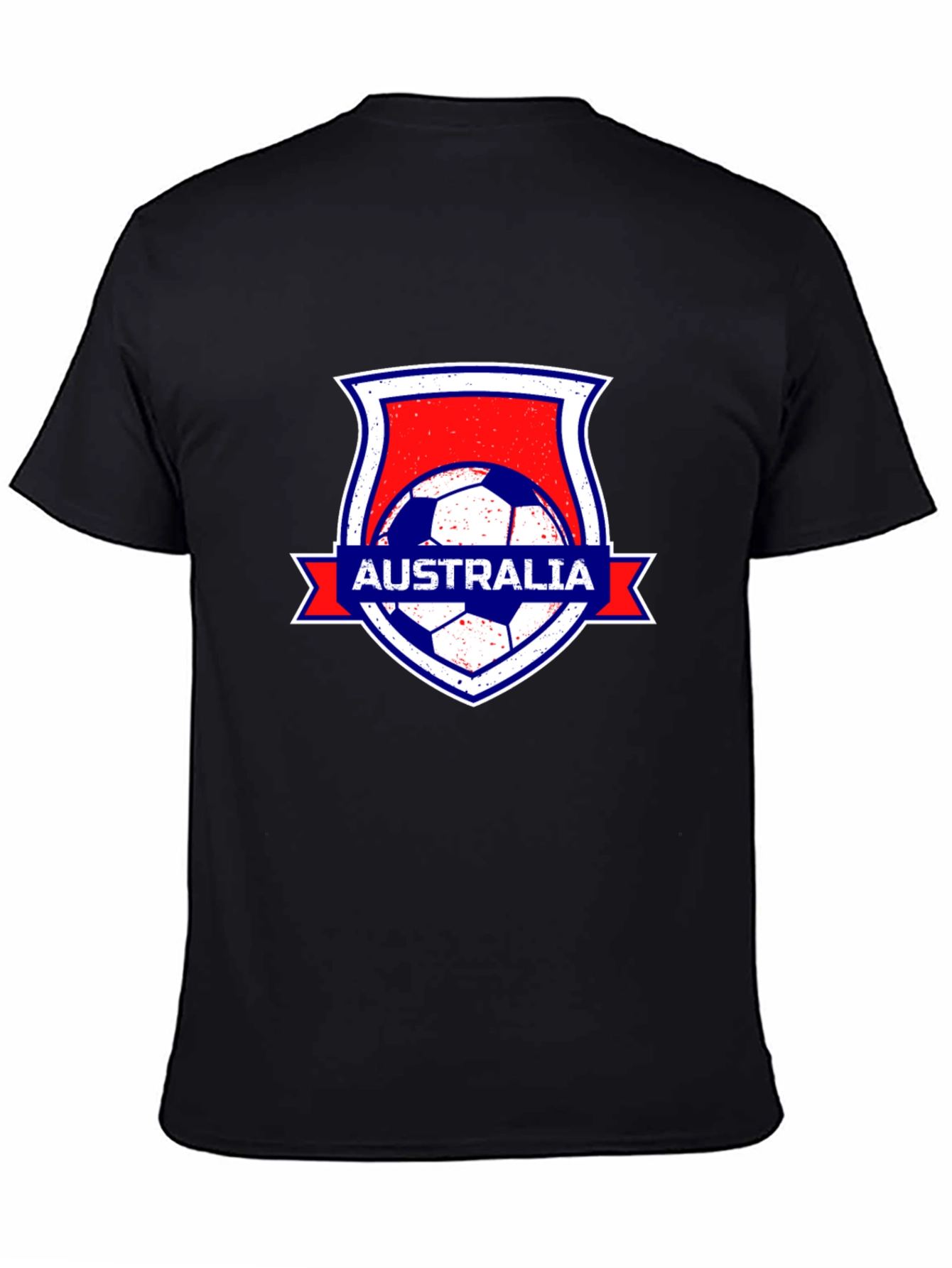 Australia Soccer Black T-Shirt