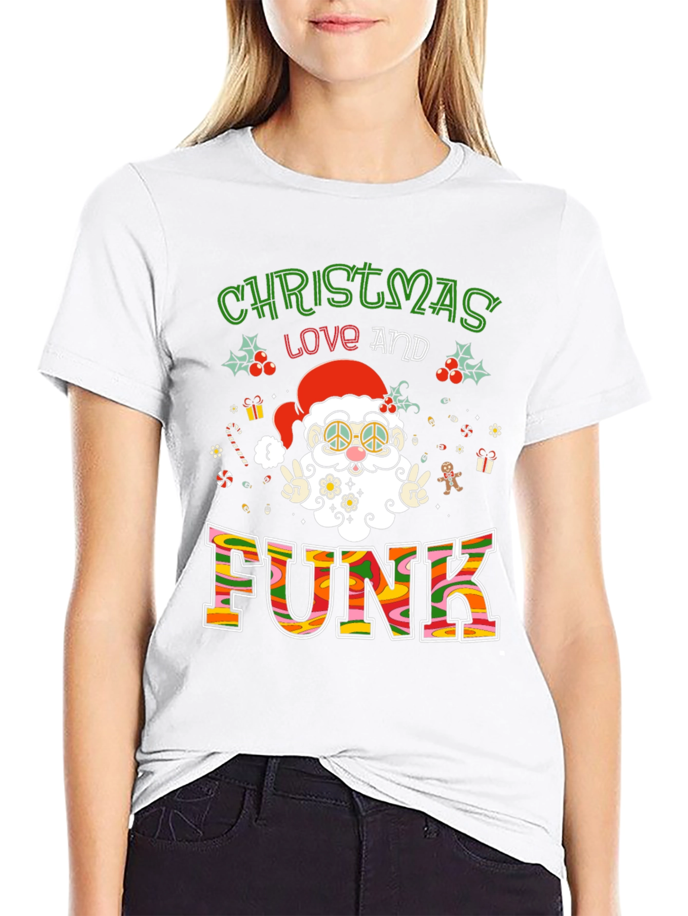 Christmas Love and Funk Graphic Tee