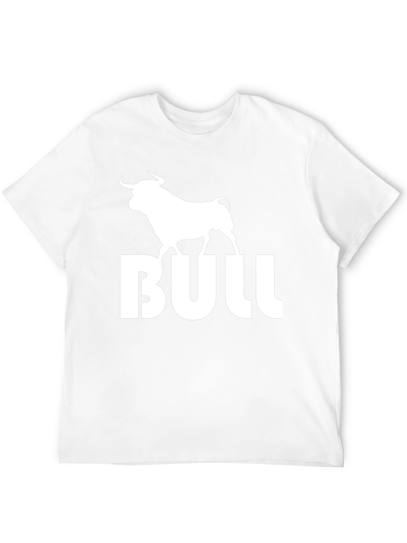 Bold Bull Graphic Tee - Black Cotton Blend