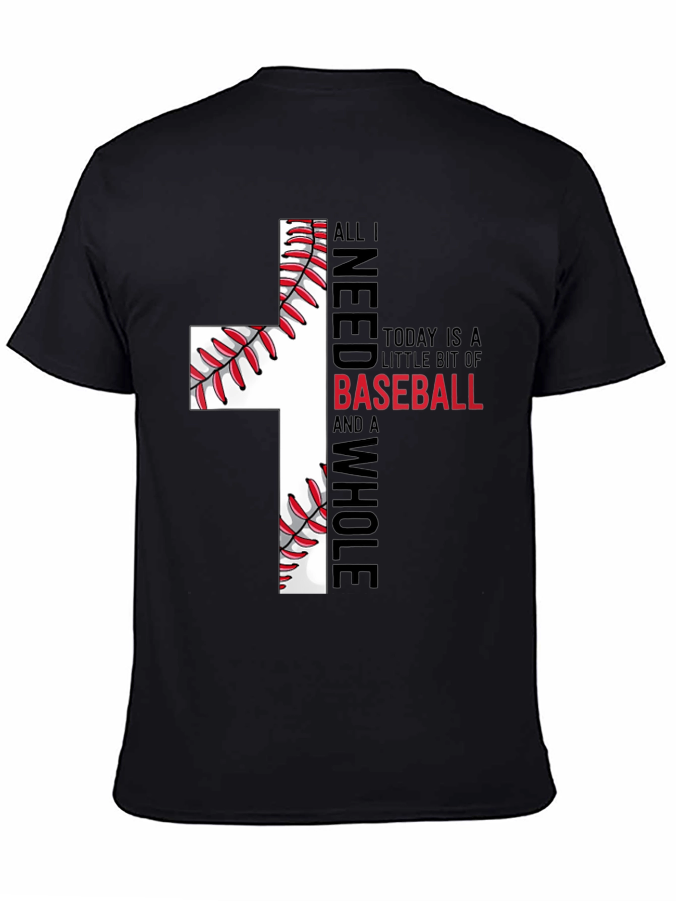 Baseball Cross T-Shirt - Faith and Sport