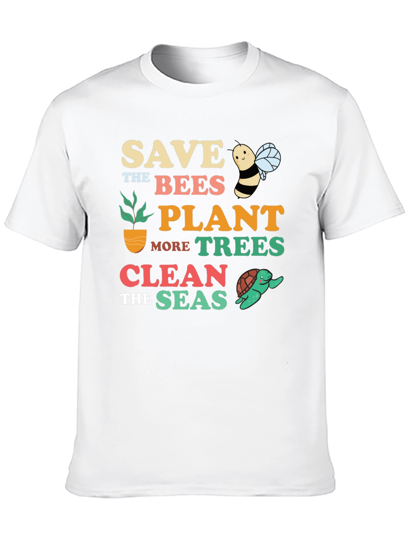 Save the Bees Graphic T-Shirt - Earth Day Apparel