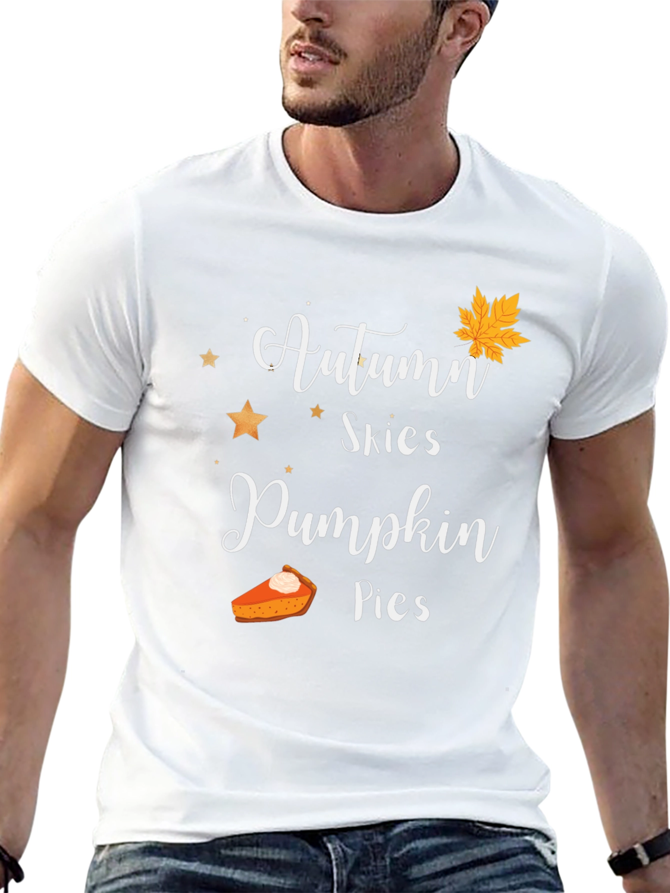 Autumn Skies & Pumpkin Pies Graphic T-Shirt