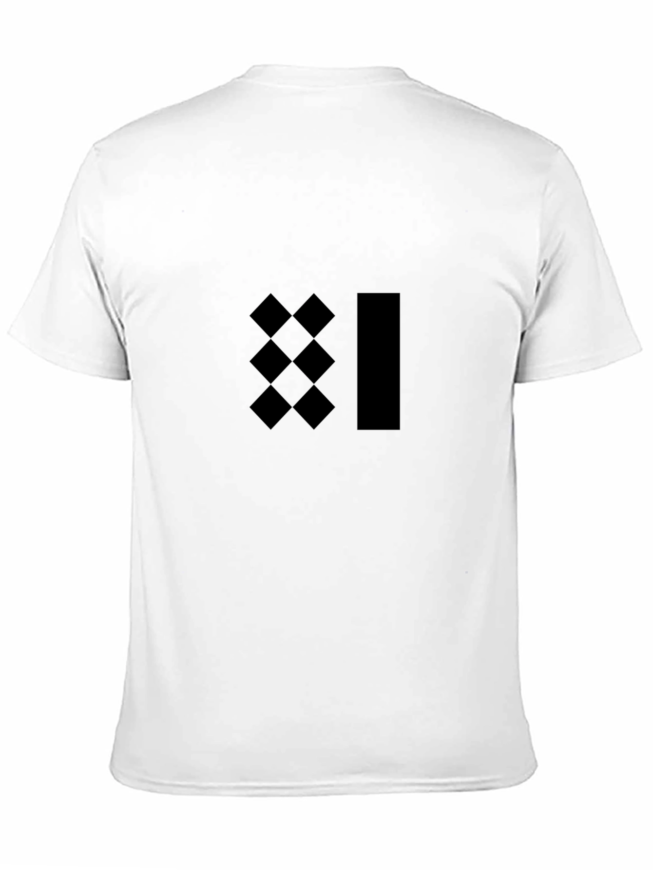 Modern Graphic Tee - Black Minimalist Design