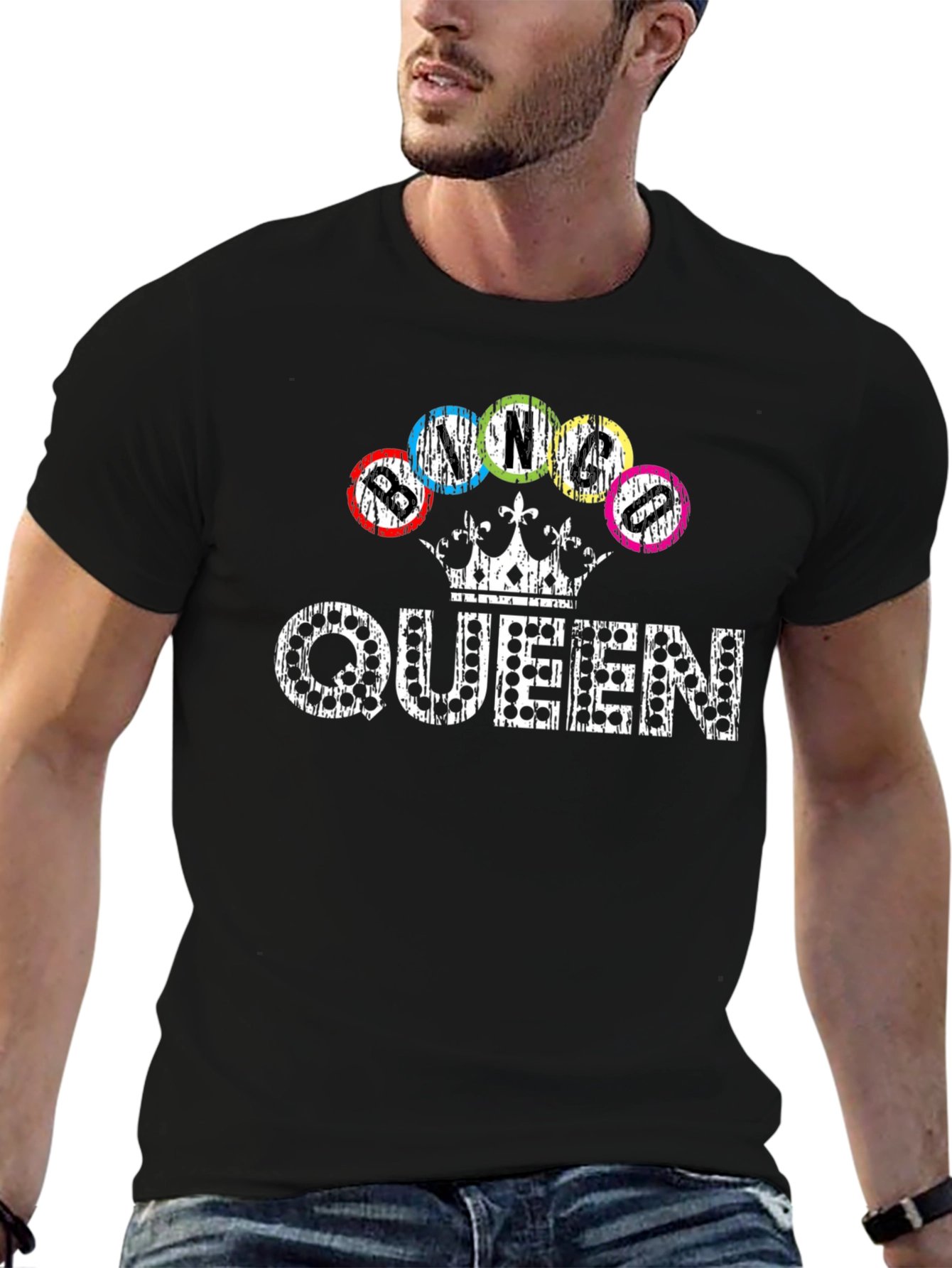 Bingo Queen T-Shirt - Fun & Stylish!