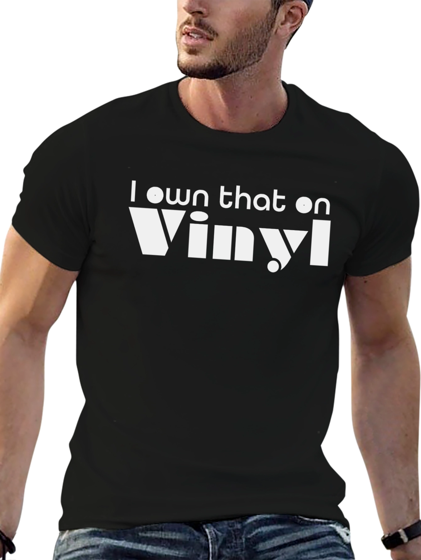 I Own That on Vinyl Black T-Shirt