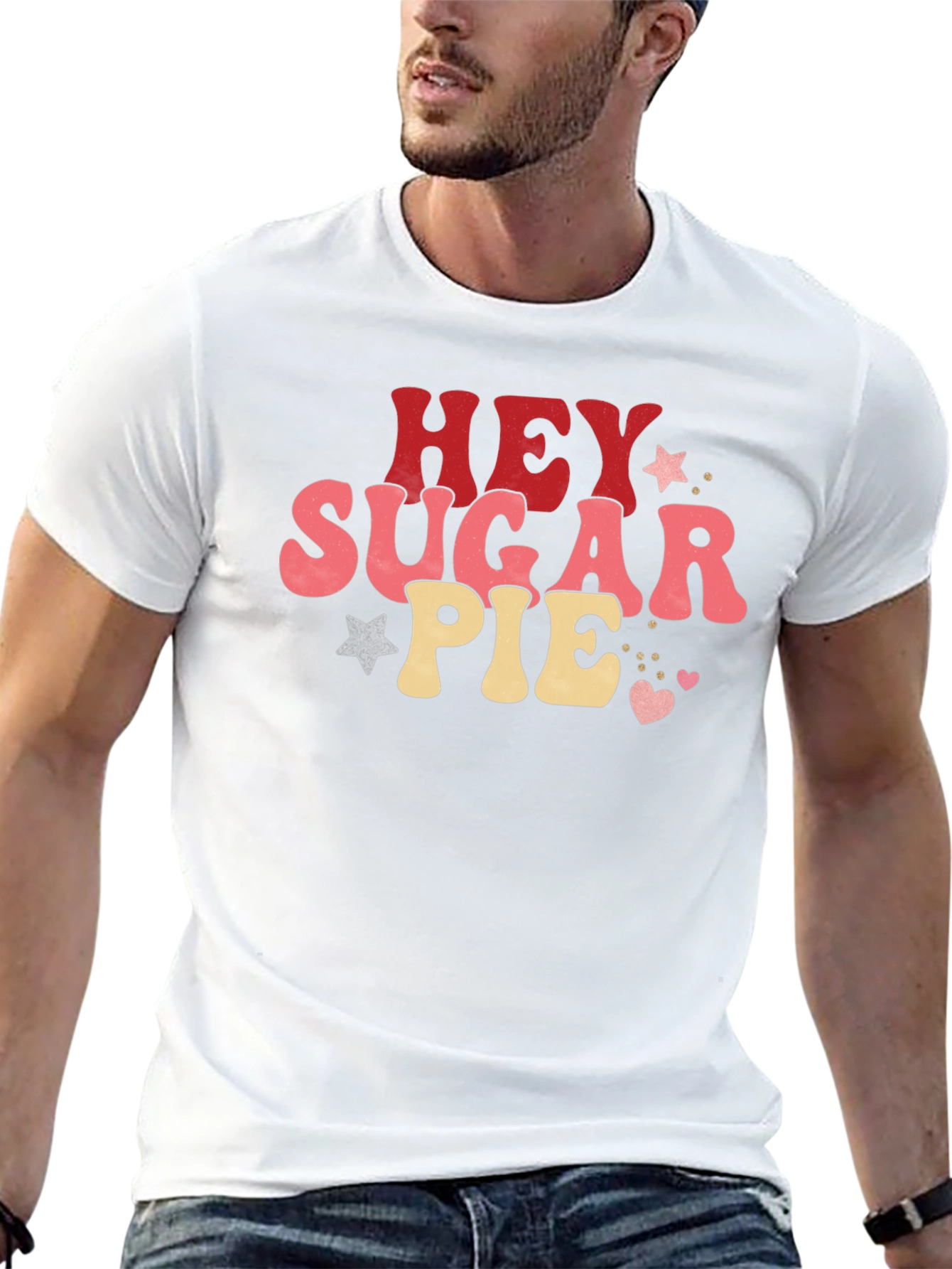 Hey Sugar Pie Black Graphic Tee