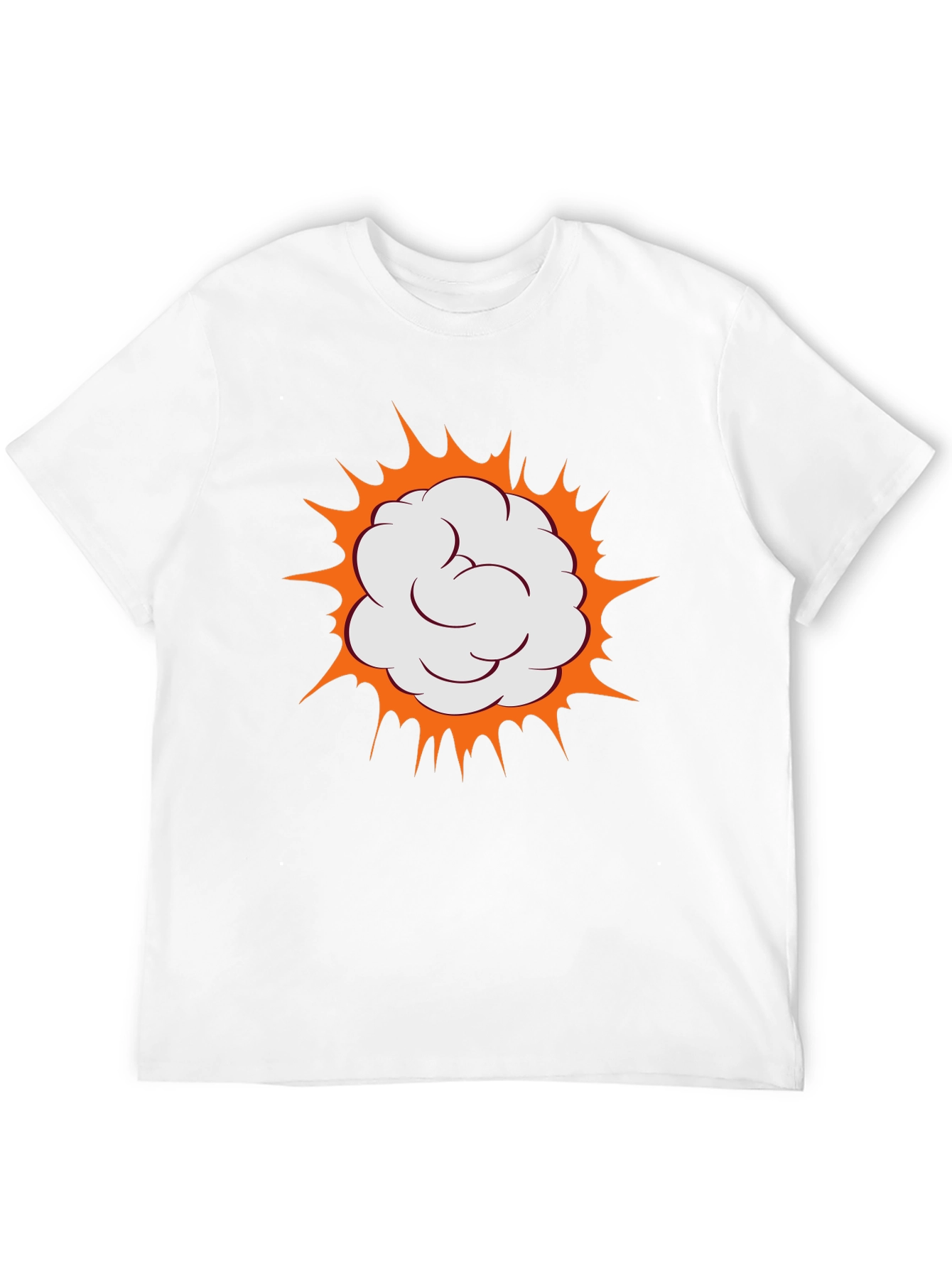 Boom Comic Cloud Graphic Black T-Shirt