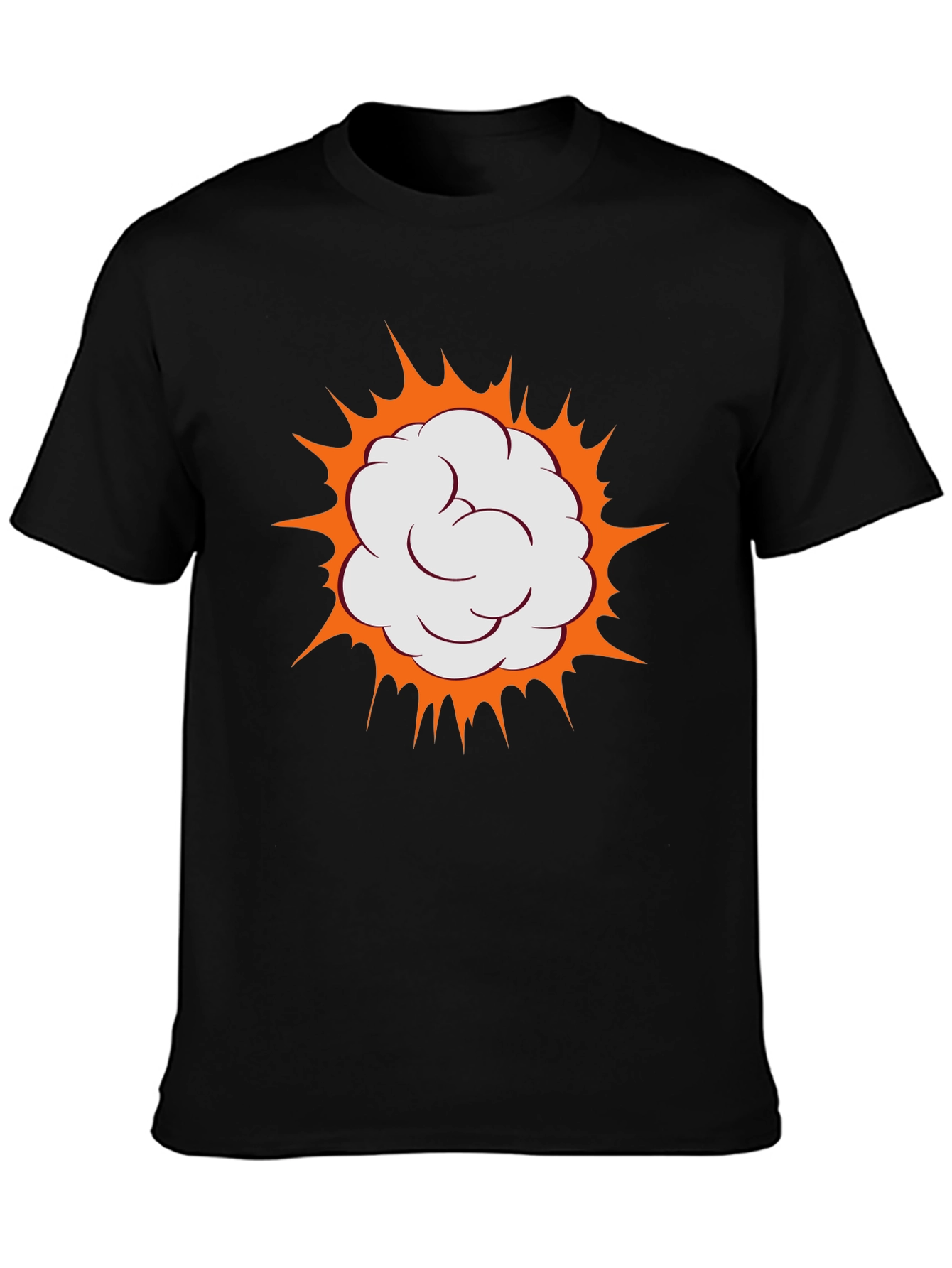 Boom Comic Cloud Graphic Black T-Shirt