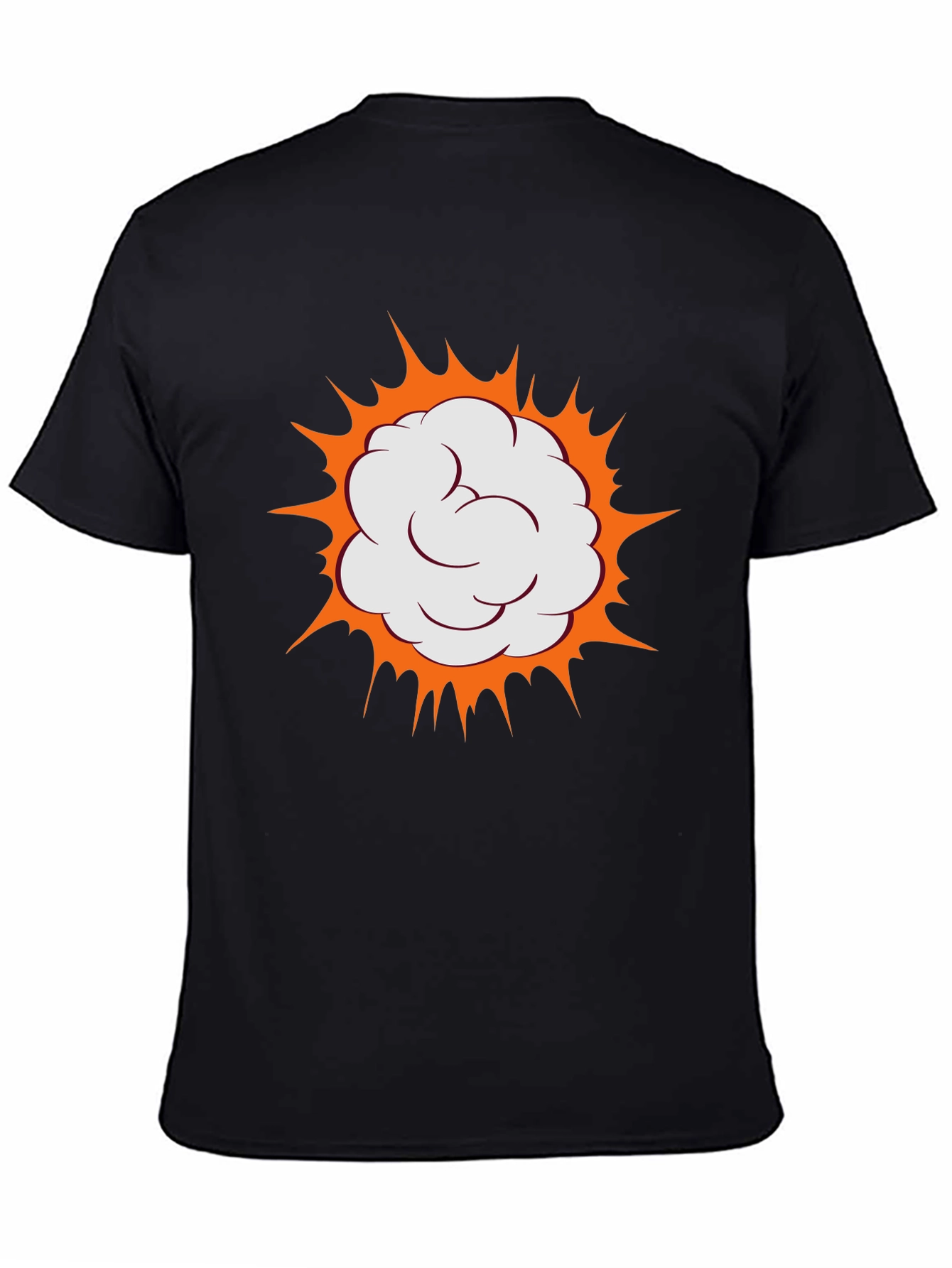 Boom Comic Cloud Graphic Black T-Shirt
