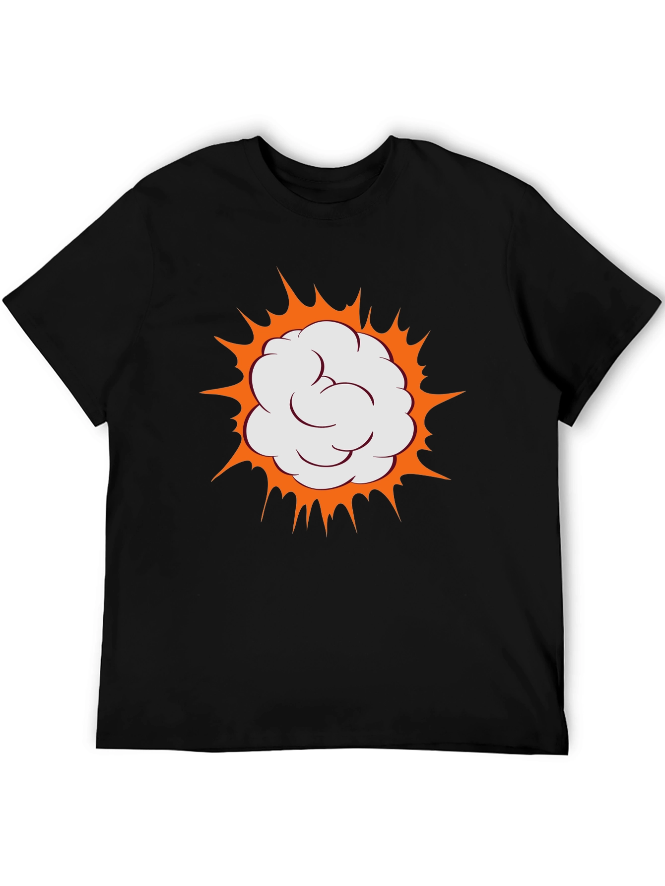 Boom Comic Cloud Graphic Black T-Shirt