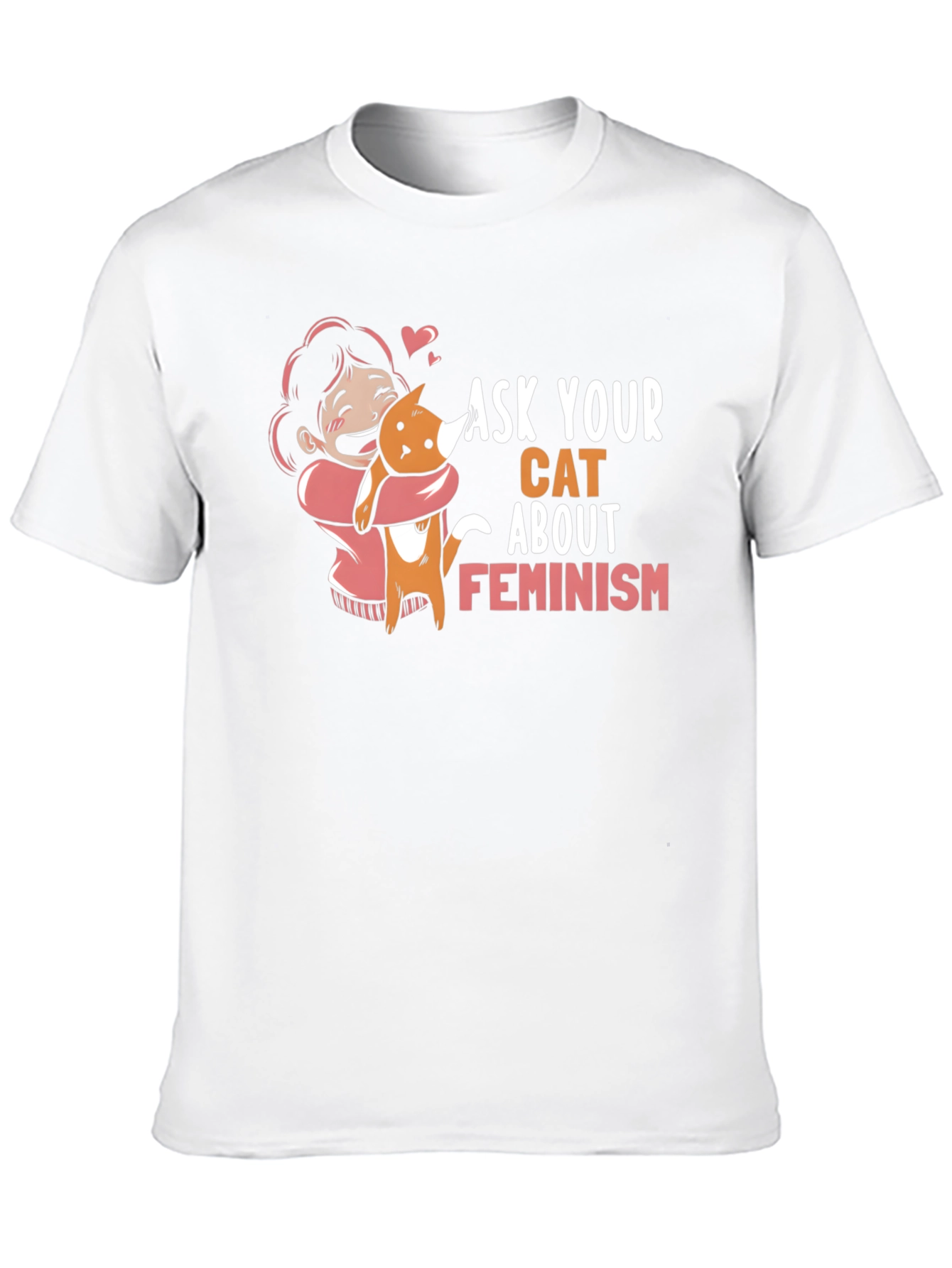 Ask Your Cat About Feminism Graphic Tee