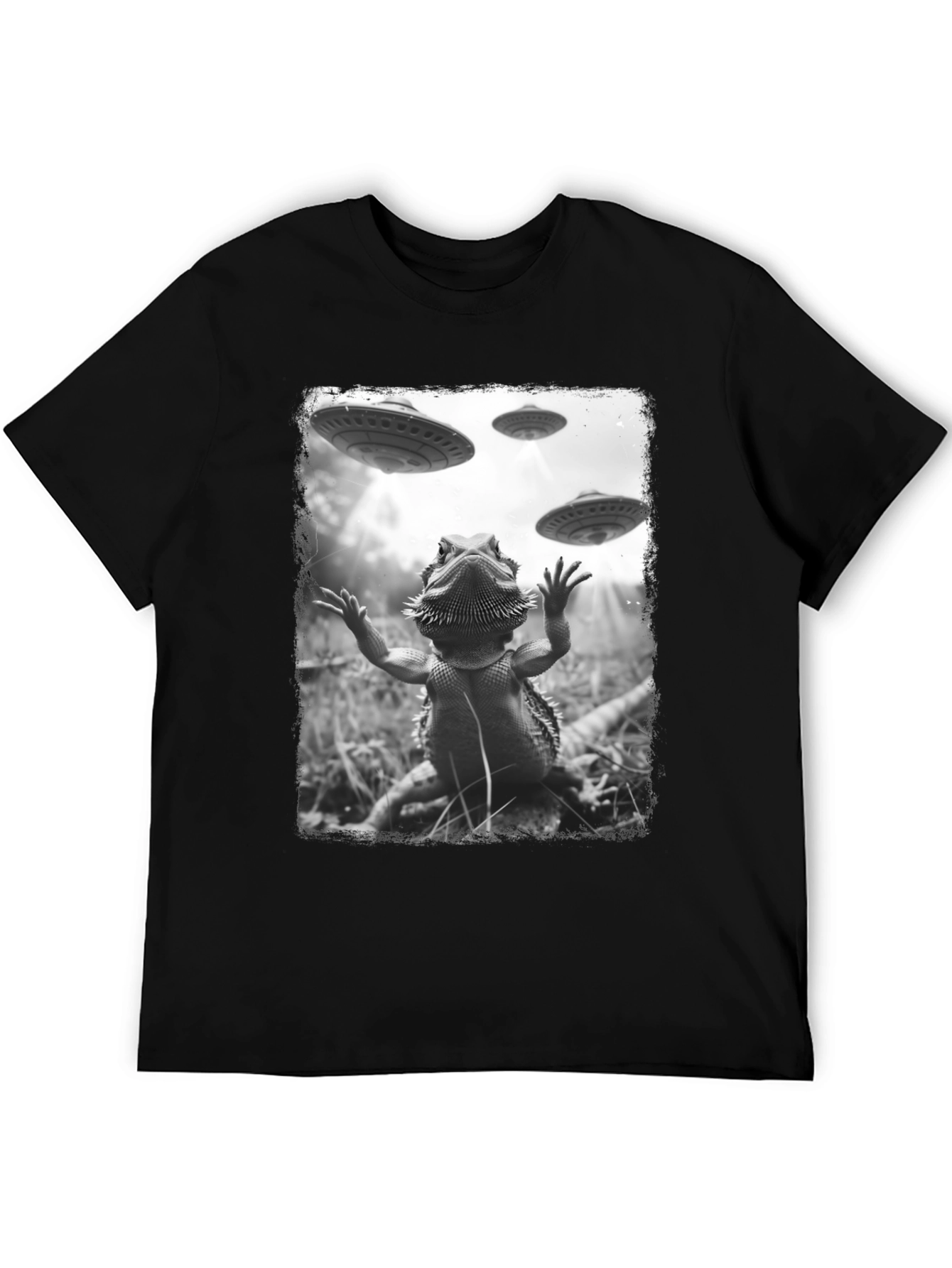 Bearded Dragon Alien Abduction T-Shirt