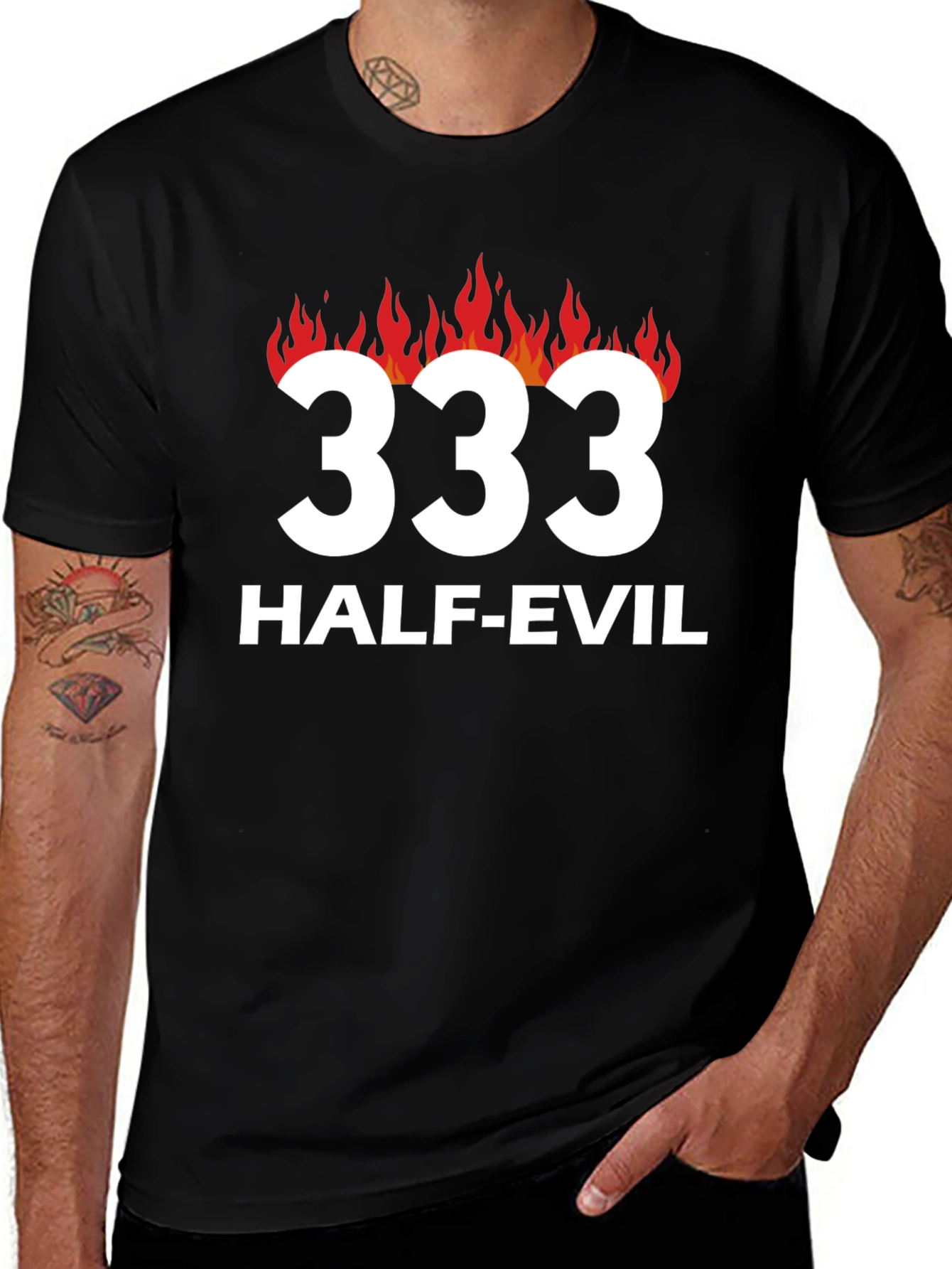 333 Half-Evil Graphic Tee