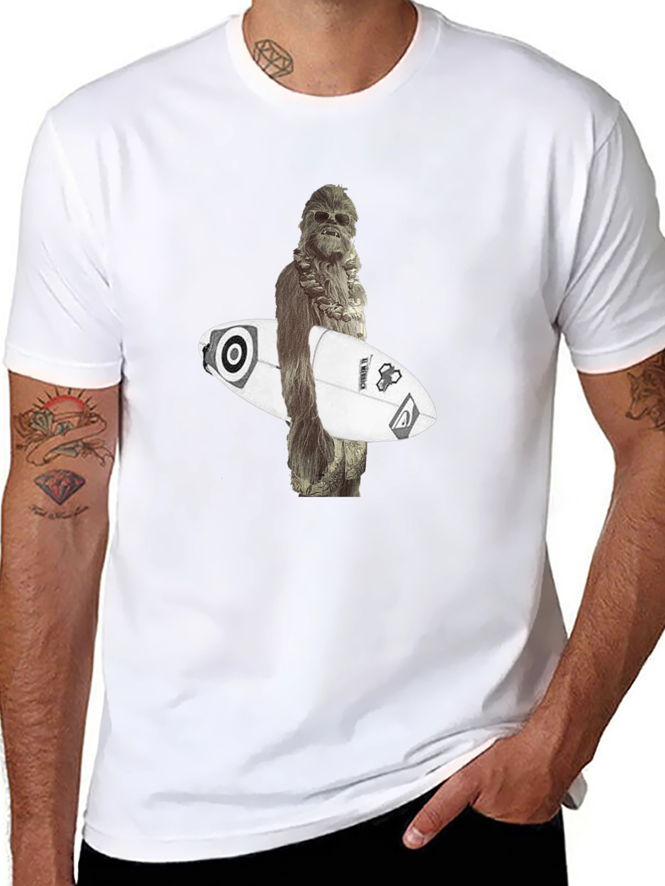 Chewbacca Surfer T-Shirt