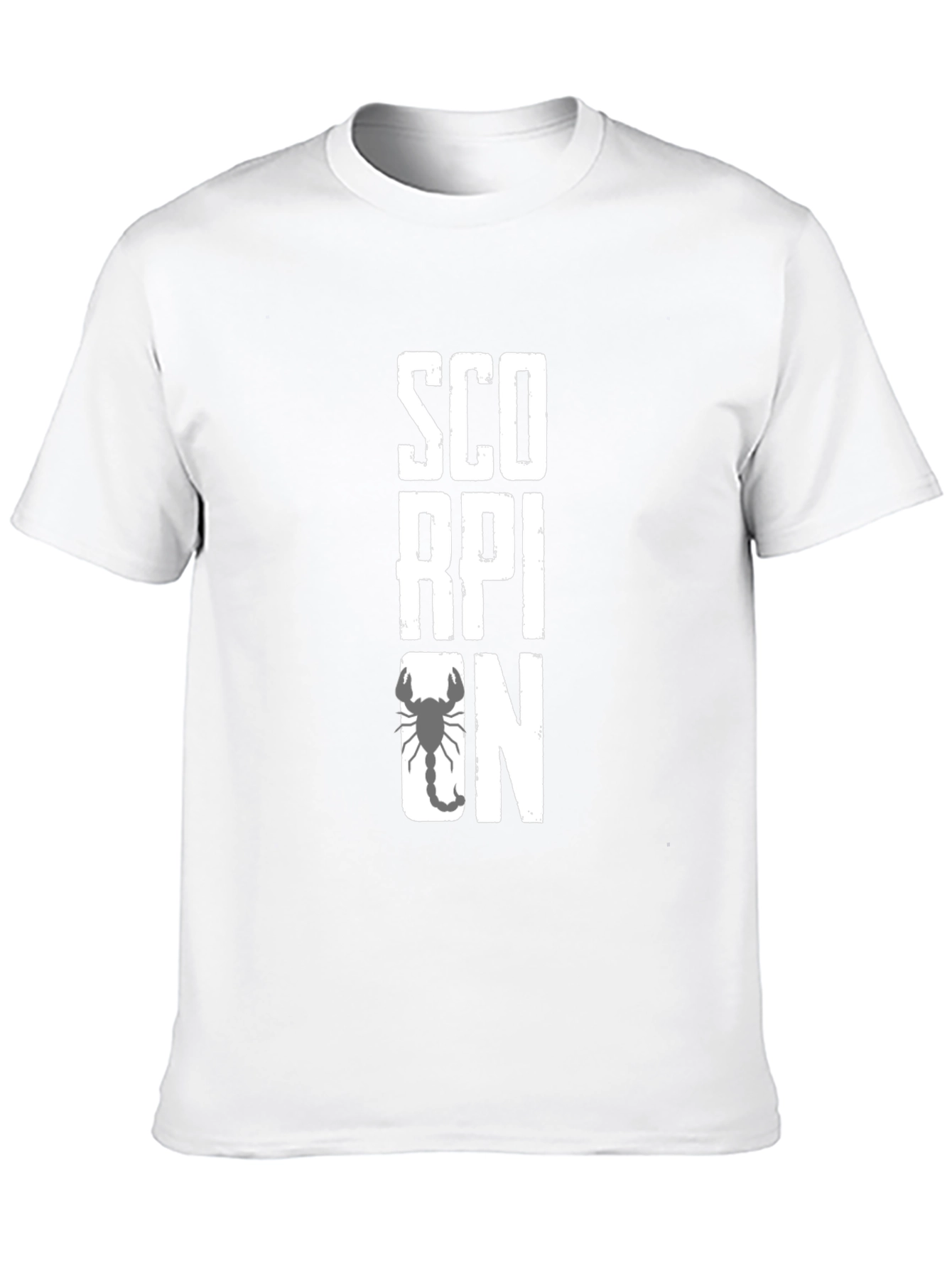 Scorpion Graphic Print Black T-Shirt